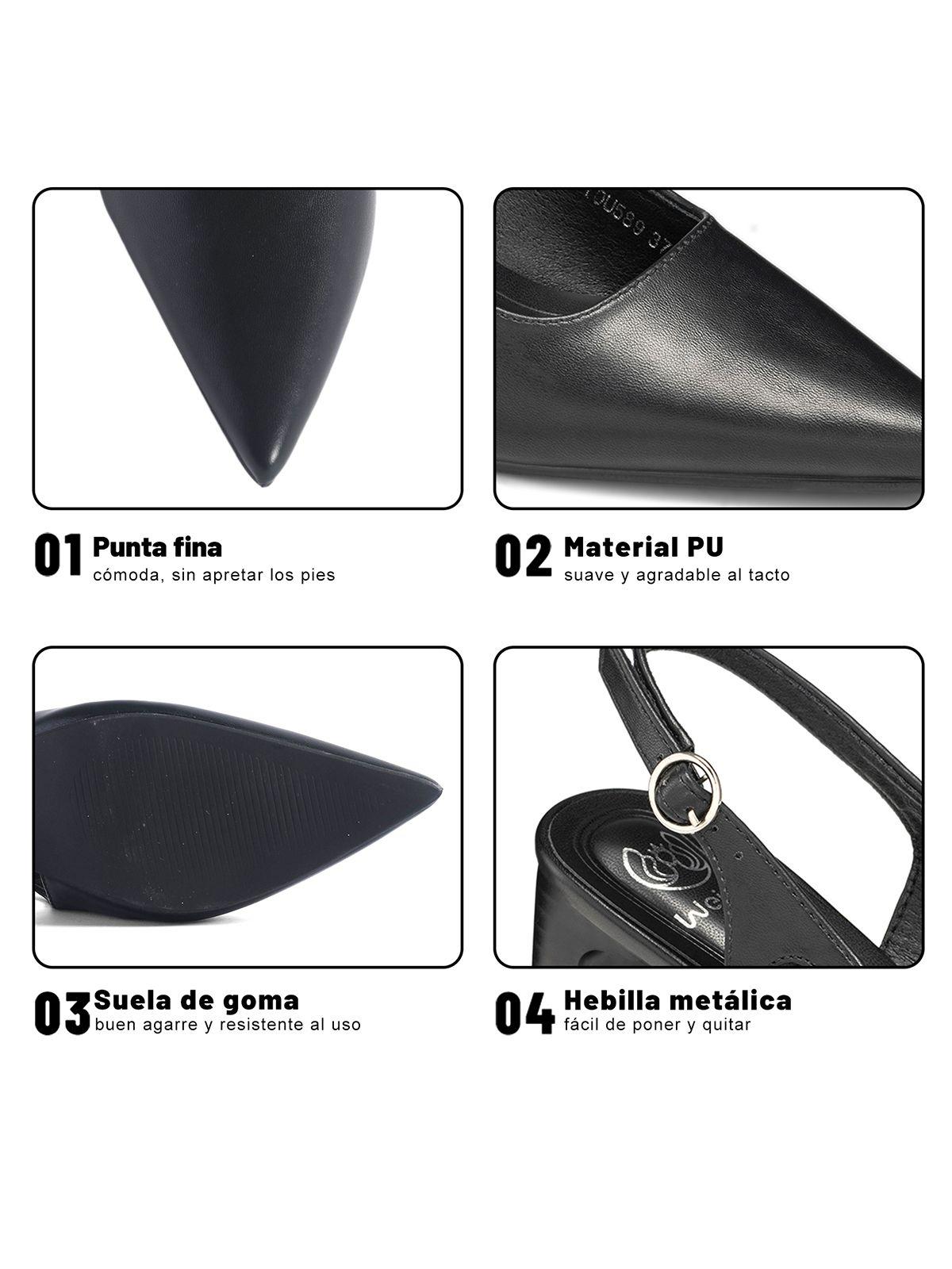Zapatos Taco PU Mujer Cuadrado Weide YOU589-4