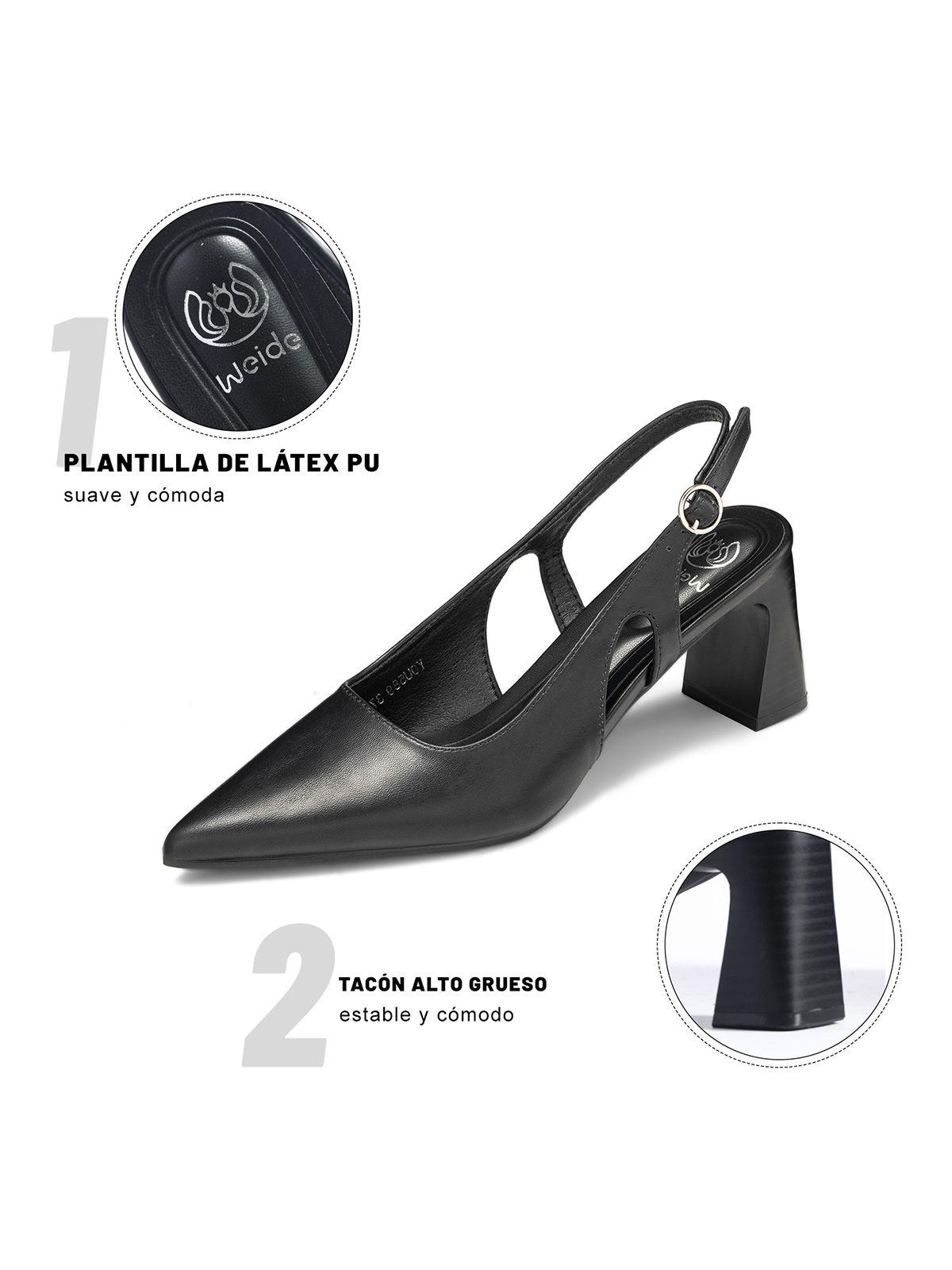Zapatos Taco PU Mujer Cuadrado Weide YOU589-5