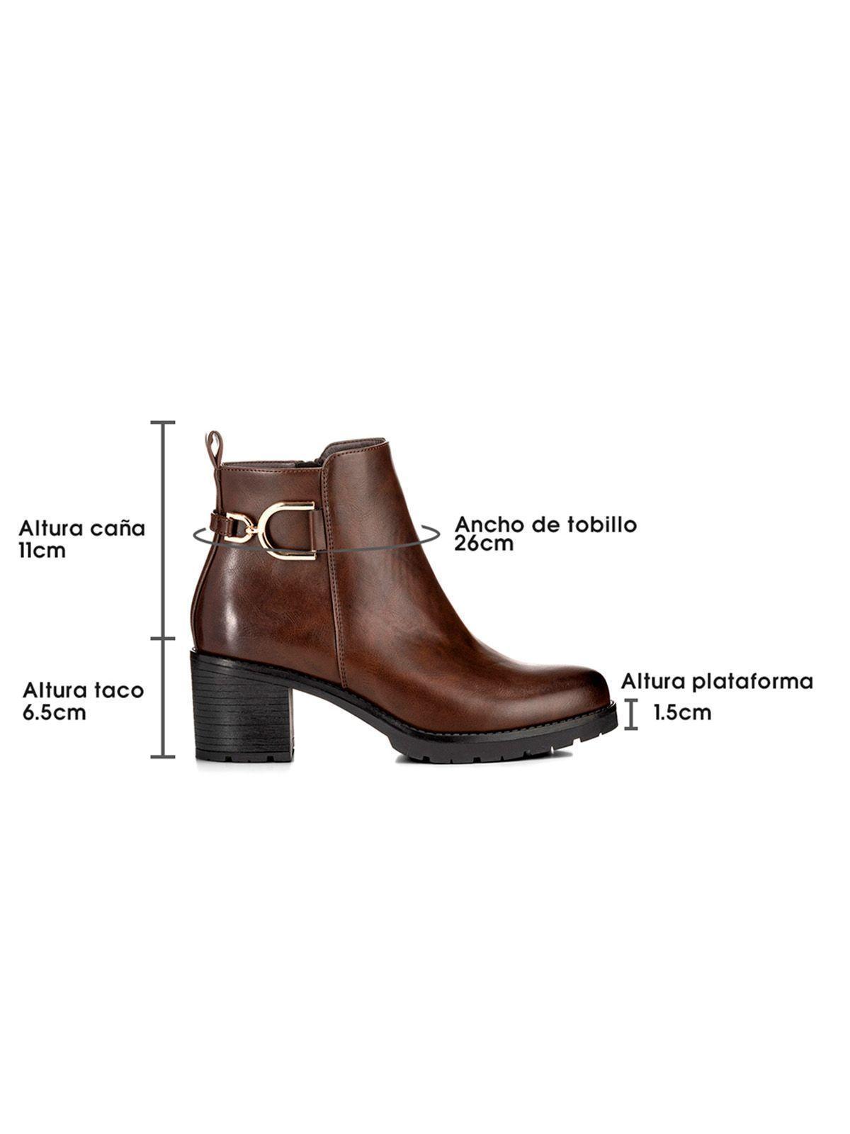 Botin Marron Casual Mujer Weide QBM05-5