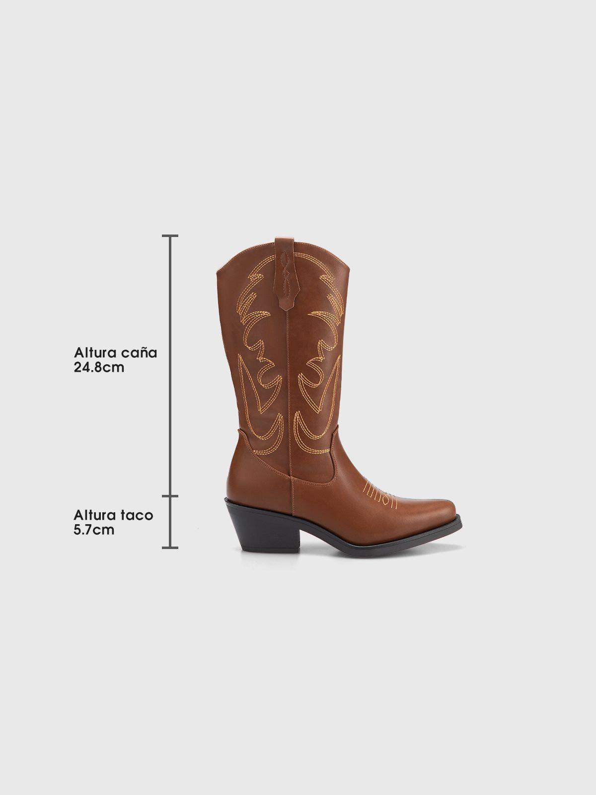 Bota Mujer Ventura Camel Weide-5