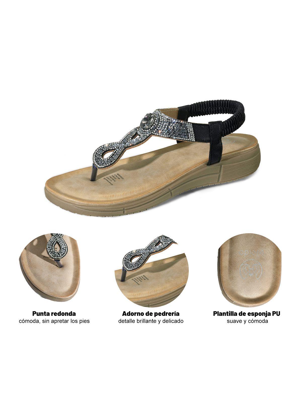 Sandalias Casual PU Mujer Plano Weide JS85-5