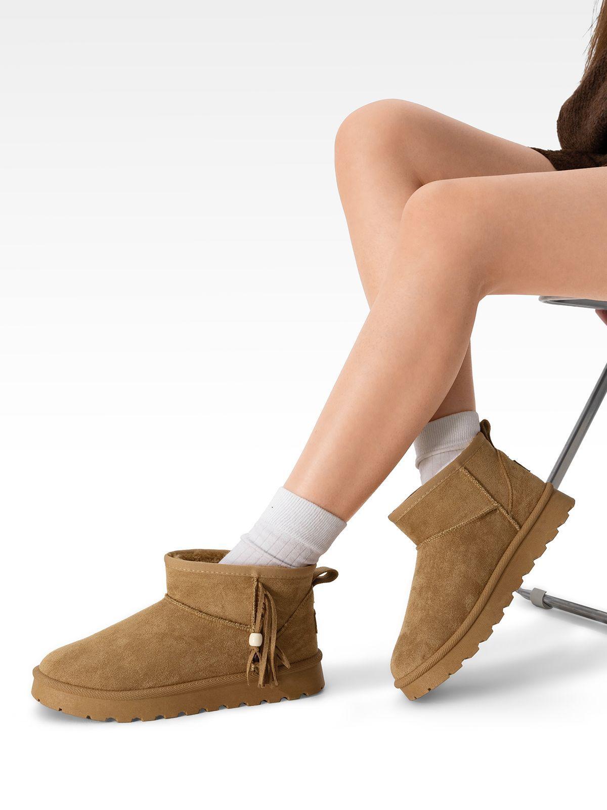 Botín Térmico Mujer Casual PU Textil Weide SL70-2