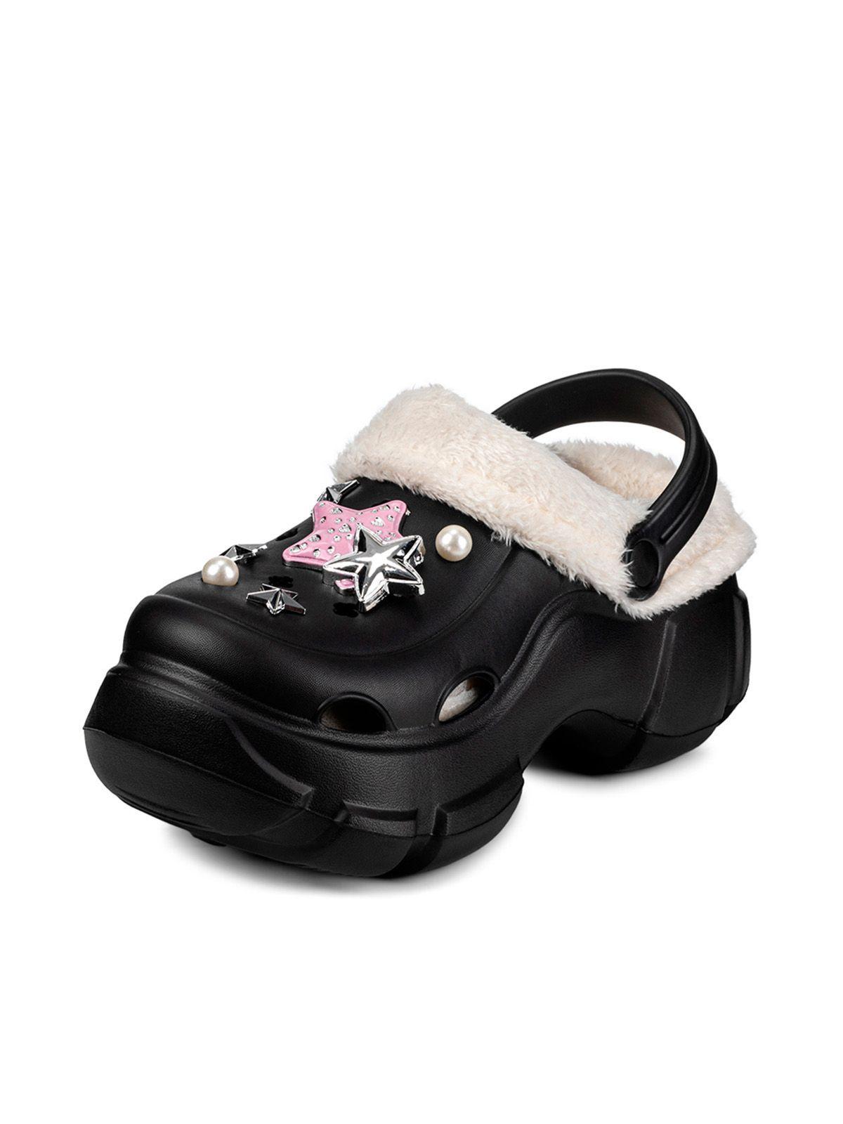 Zueco Negro Casual Mujer Weide GH119-0