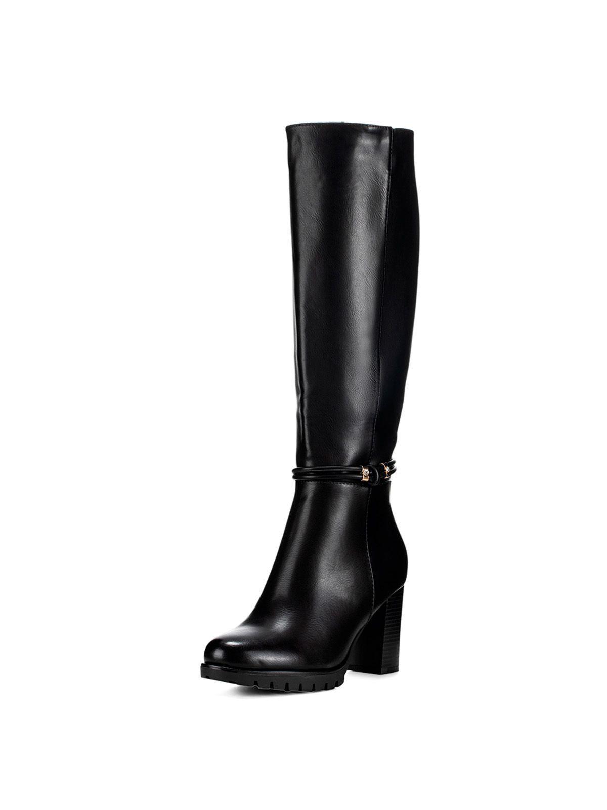 Bota Negro Casual Mujer Weide CZY583-0
