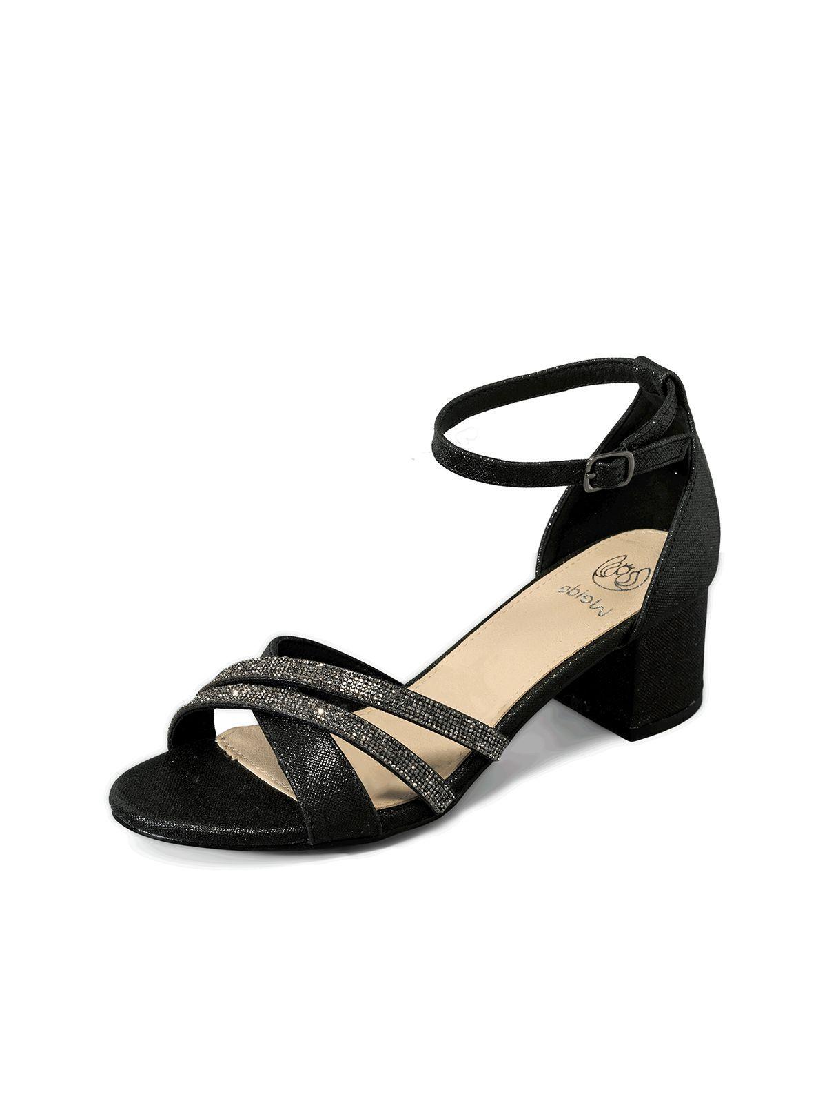 Sandalia Taco Grueso Fiesta Pedrería Mujer Weide YOU525-4