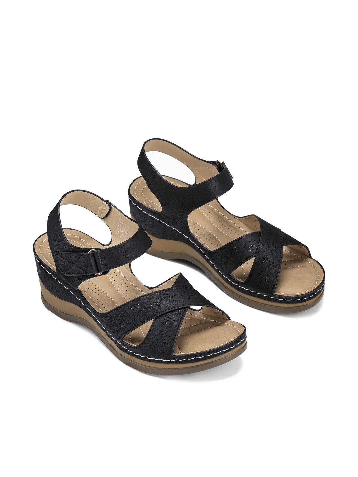 Sandalias PU Mujer Taco Cuña Weide JS83-2