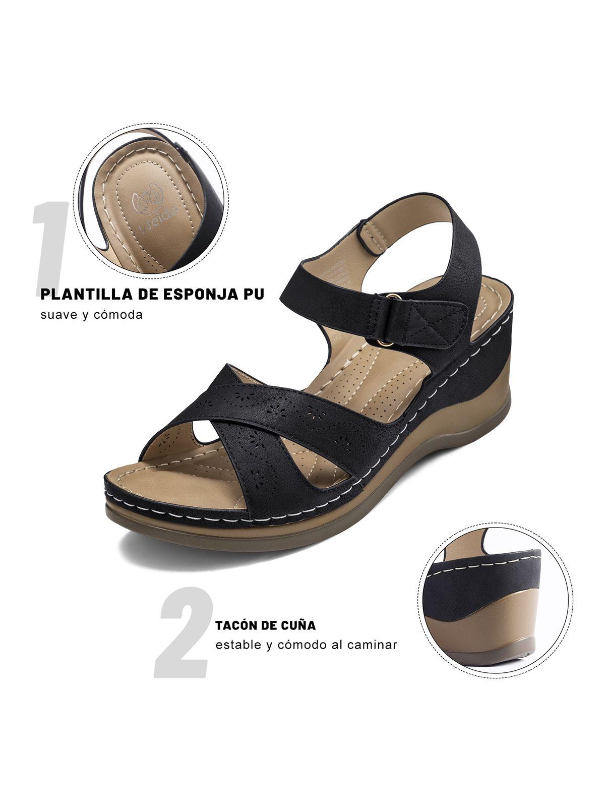 Sandalias PU Mujer Taco Cuña Weide JS83-5
