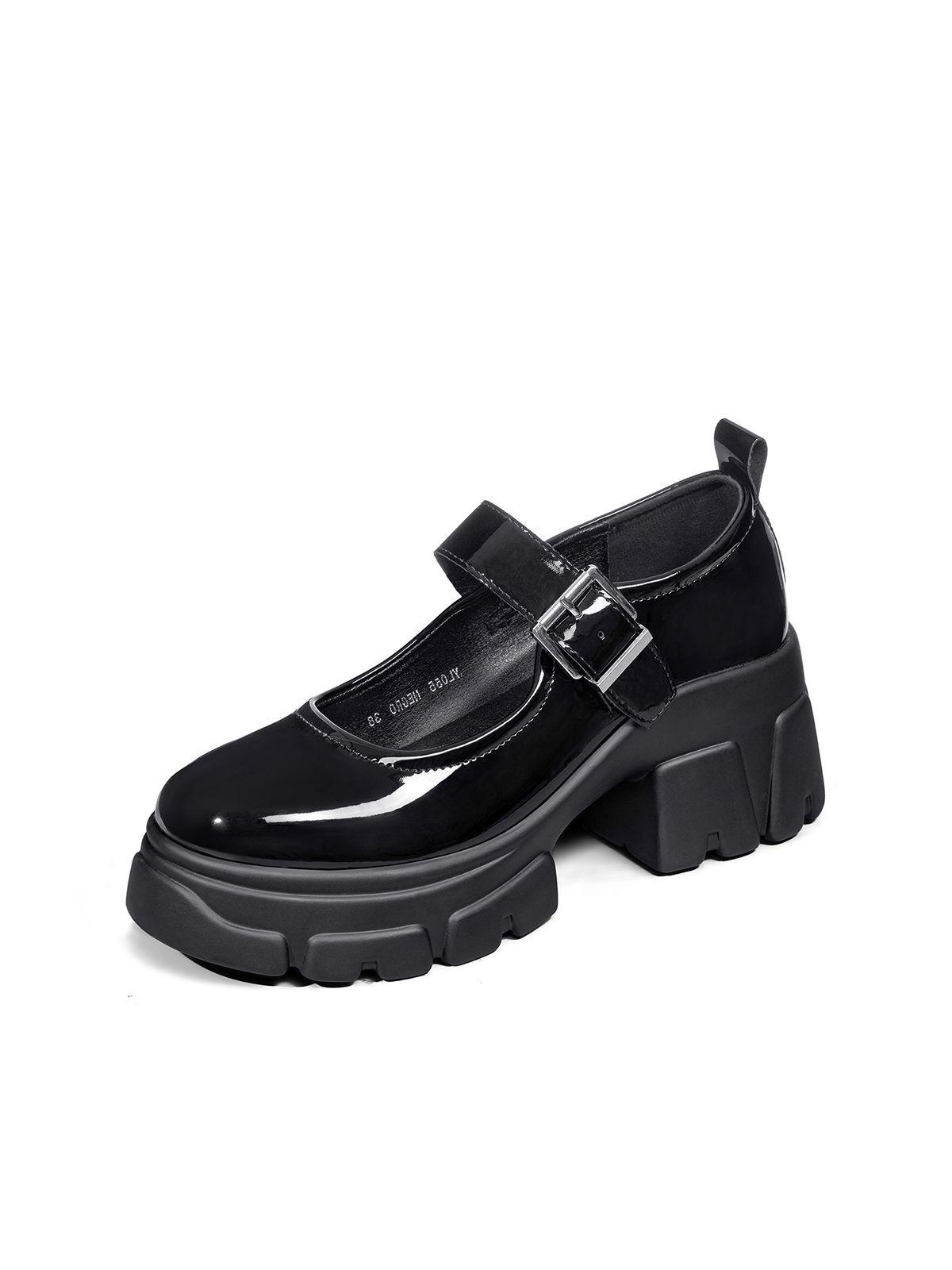 Zapato Mary Jane Tipo Escolar Plataforma Mujer Weide YL055-0