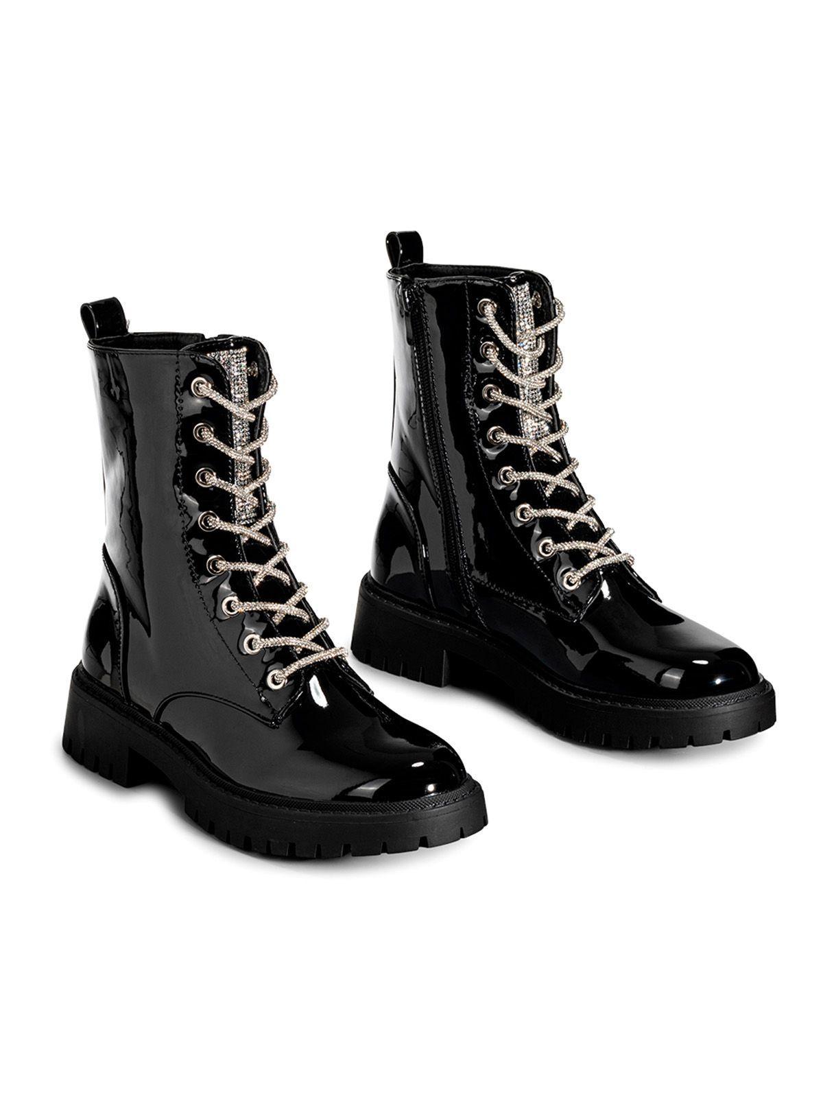 Botin Negro Casual Mujer Weide ZS55-4