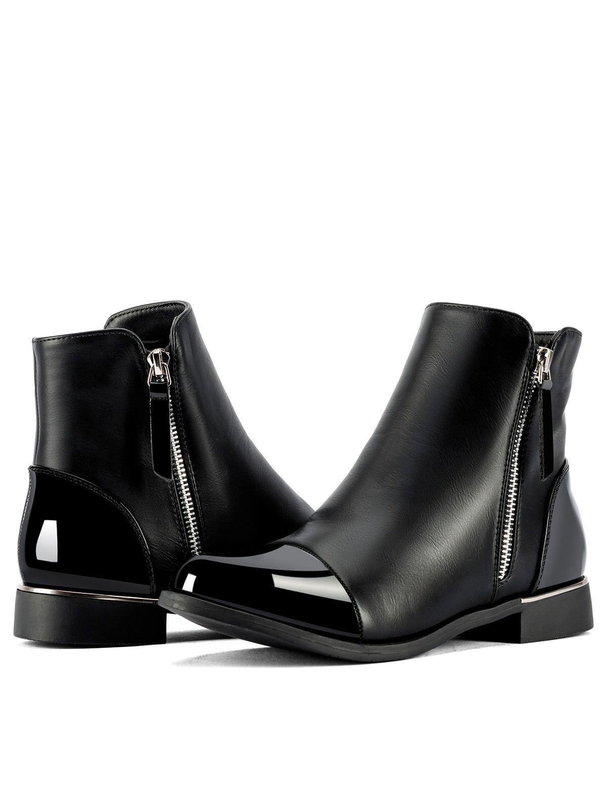 Botin Negro Casual Mujer Weide ZS50-6