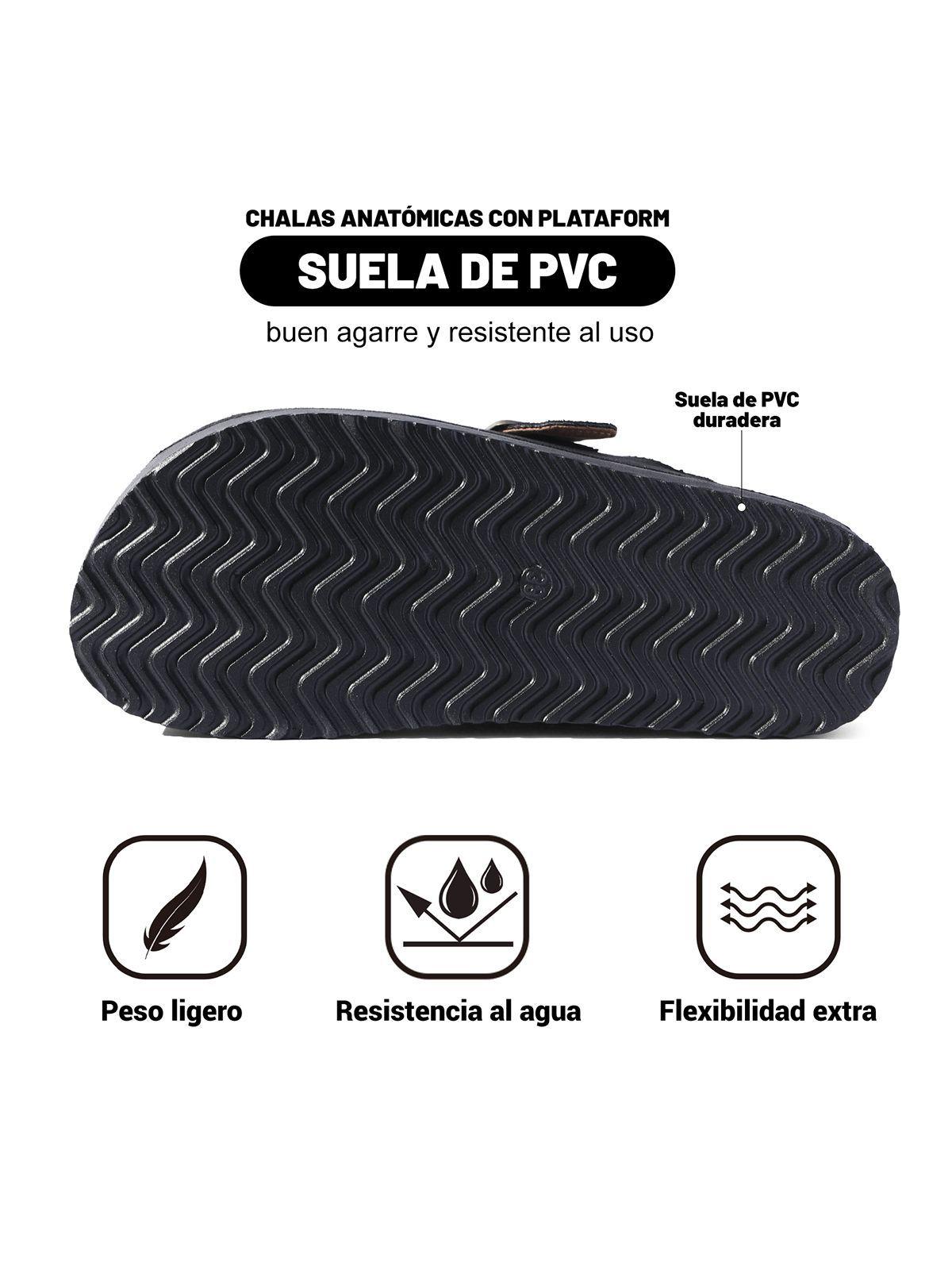 Zueco PU Textil Mujer Plataforma Weide QIU530-4