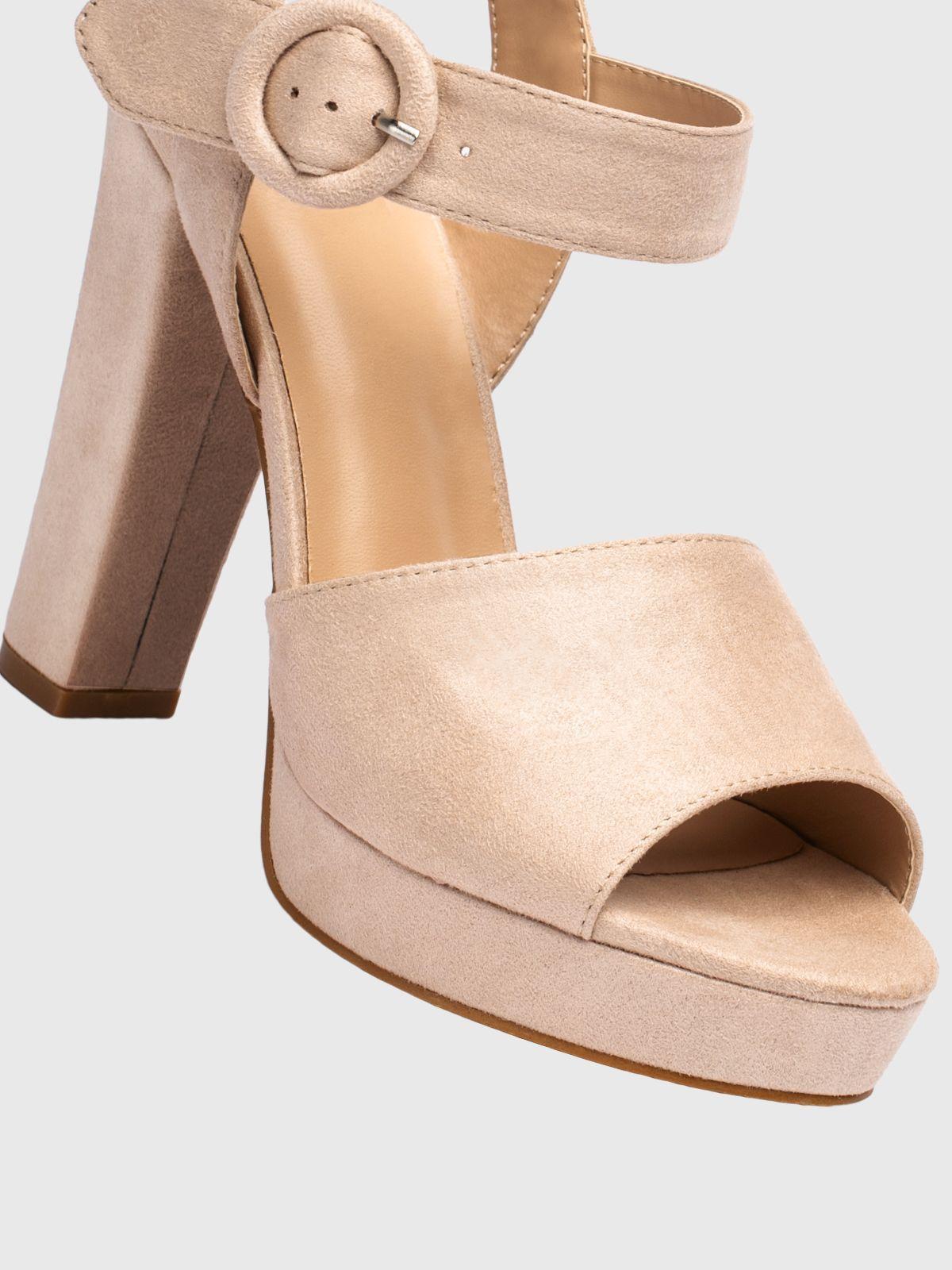 Sandalia Fiesta Mujer Elia Beige Weide-5