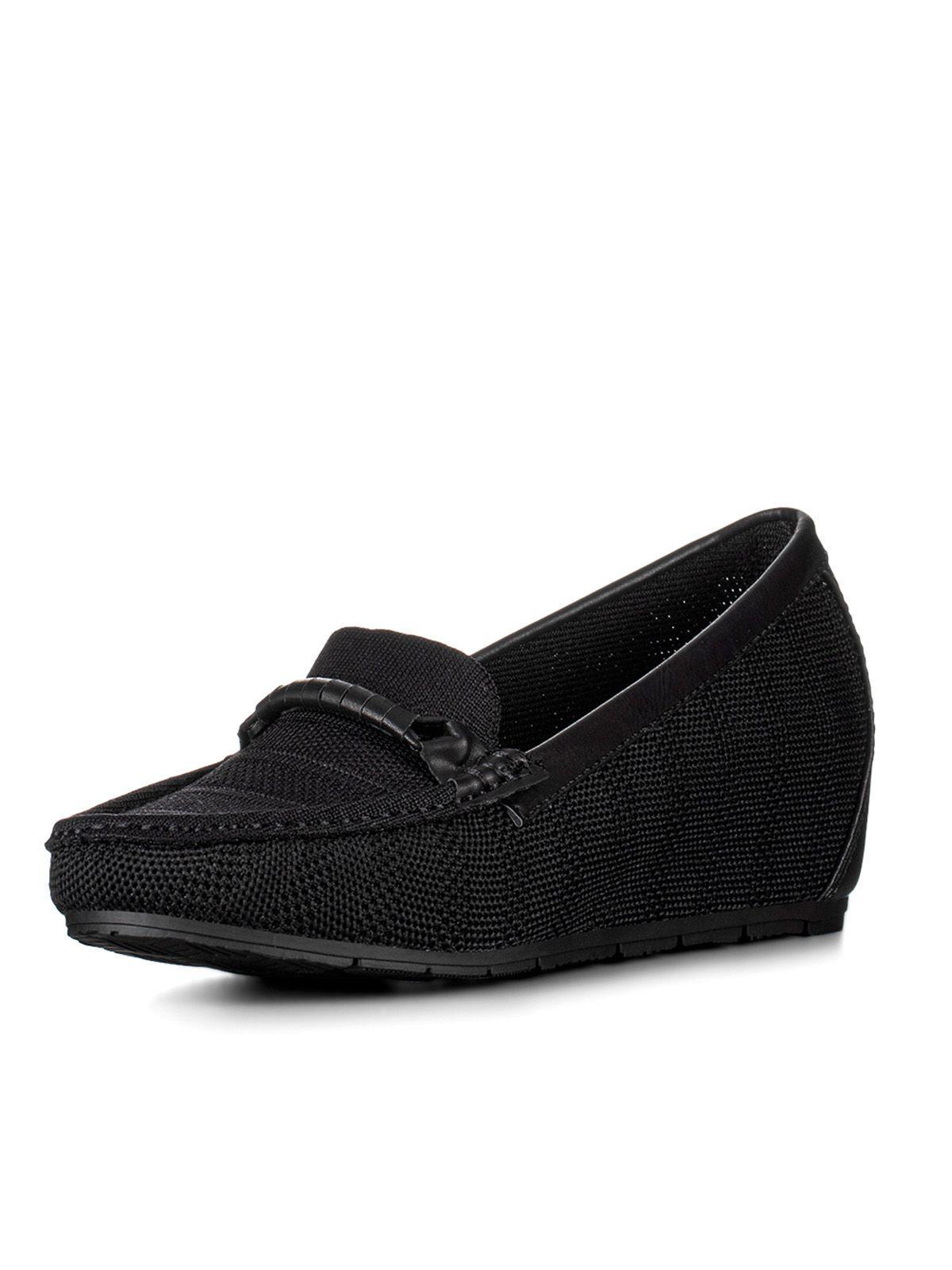 Mocasin Negro Casual Mujer Weide GH117-0