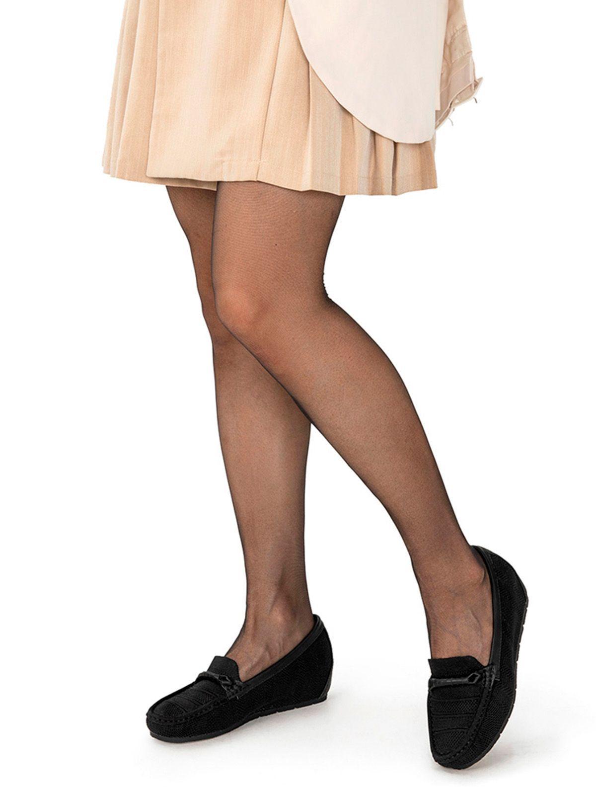 Mocasin Negro Casual Mujer Weide GH117-1