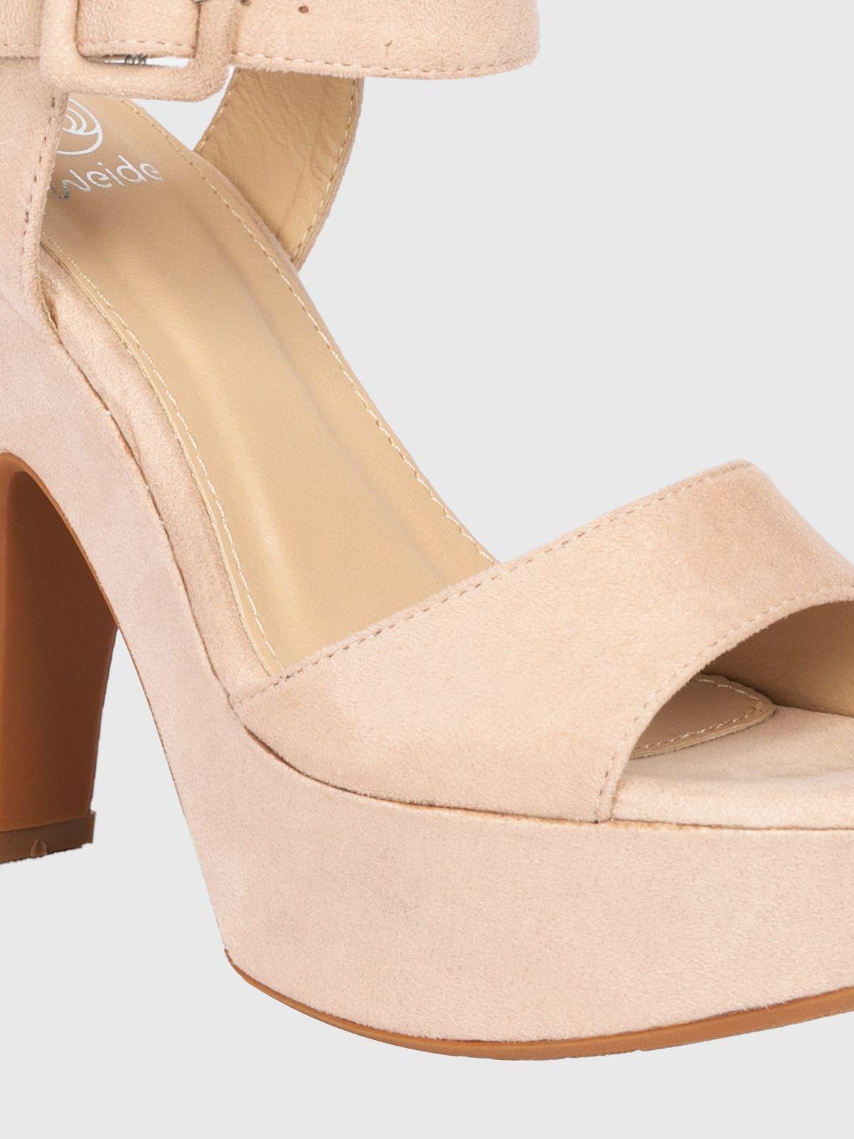 Sandalia Taco Beige Fiesta YOU556-21 Weide-5