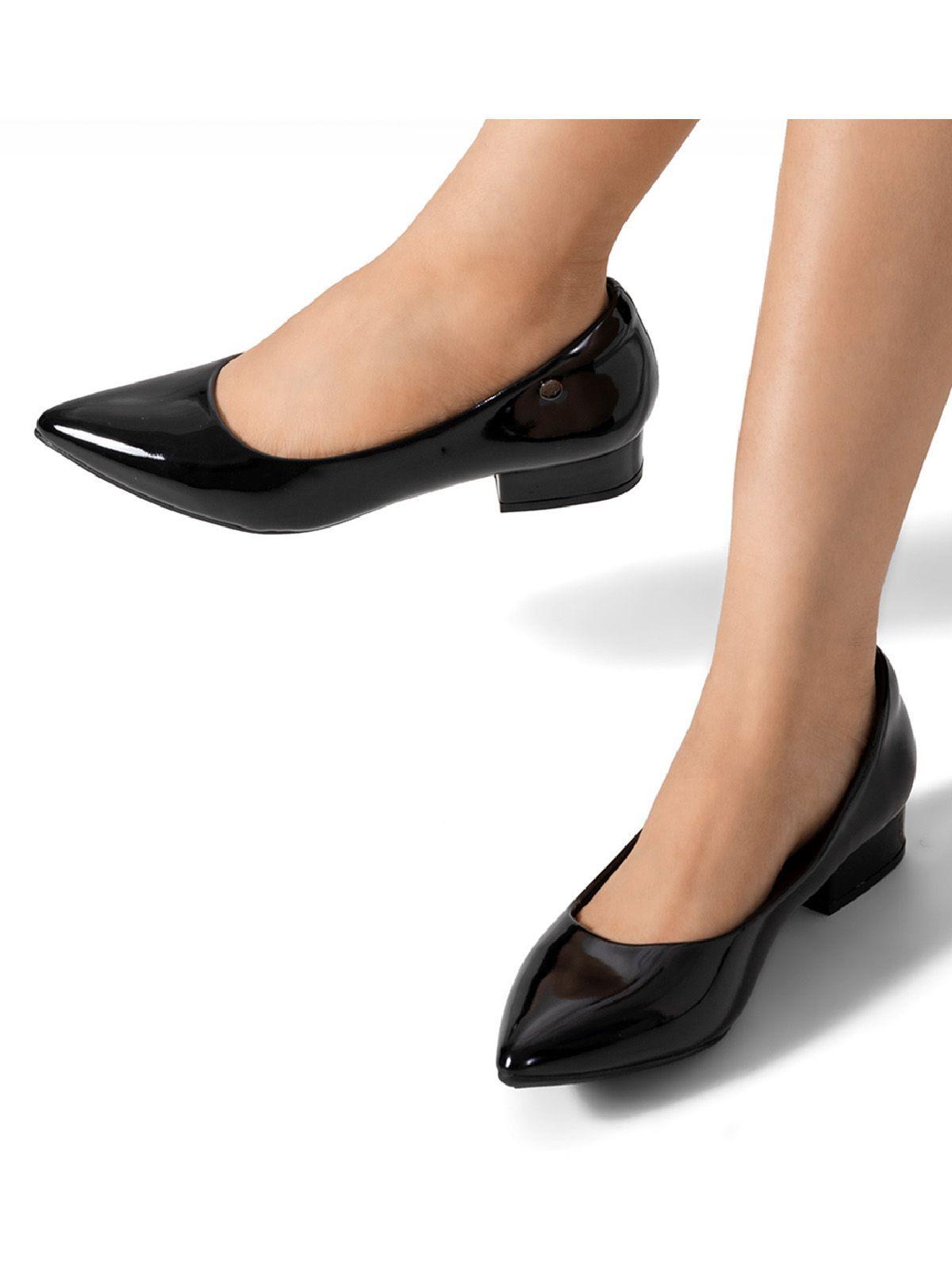 Zapato de Taco Puntiagudo Charol Mujer Weide TFA319-2