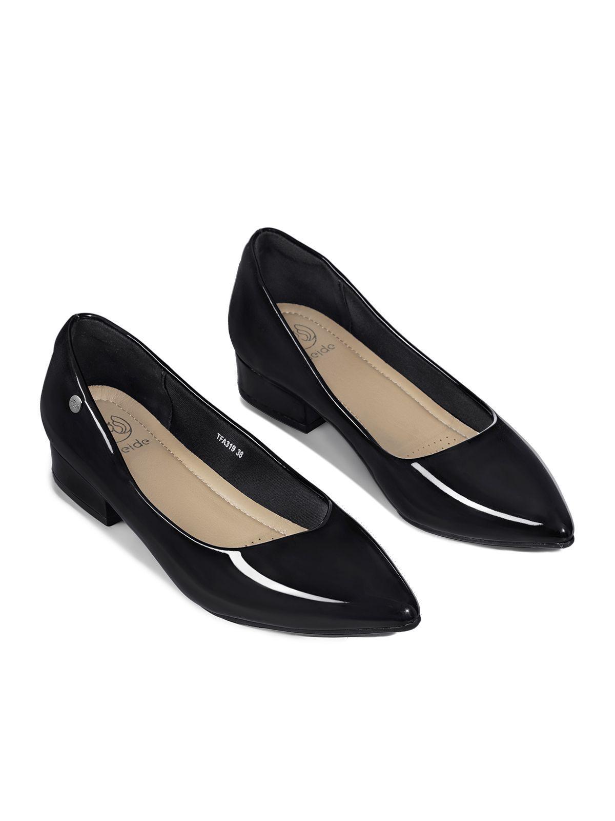 Zapato de Taco Puntiagudo Charol Mujer Weide TFA319-5