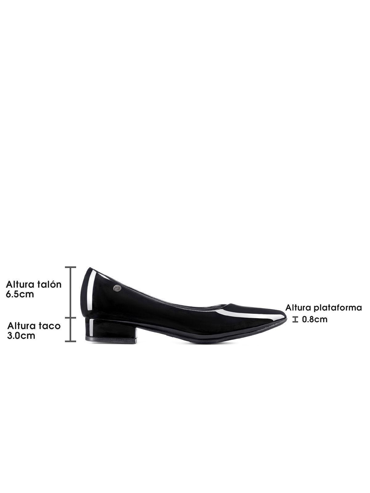Zapato de Taco Puntiagudo Charol Mujer Weide TFA319-7