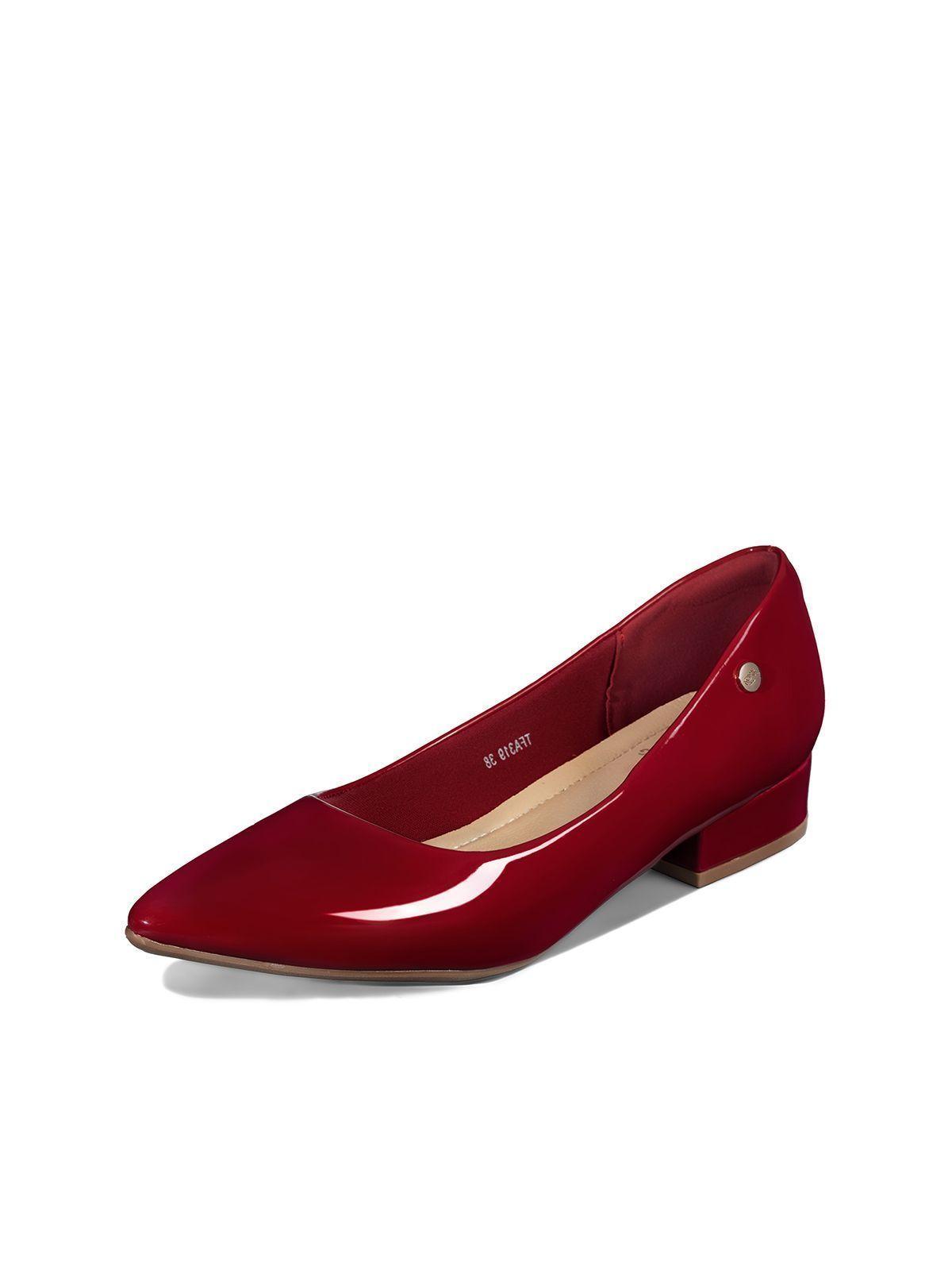 Zapato de Taco Puntiagudo Charol Mujer Weide TFA319-0