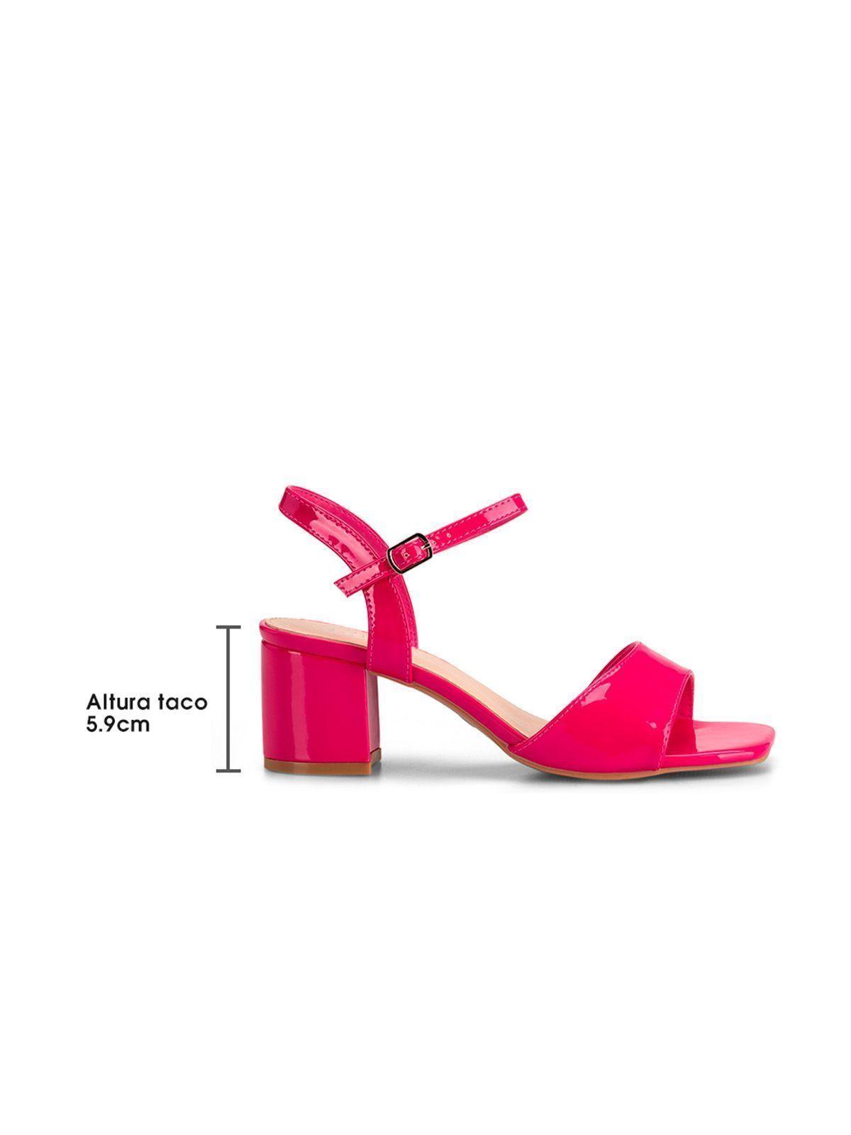 Sandalia Casual Taco Durazno Mujer Weide GH79-6