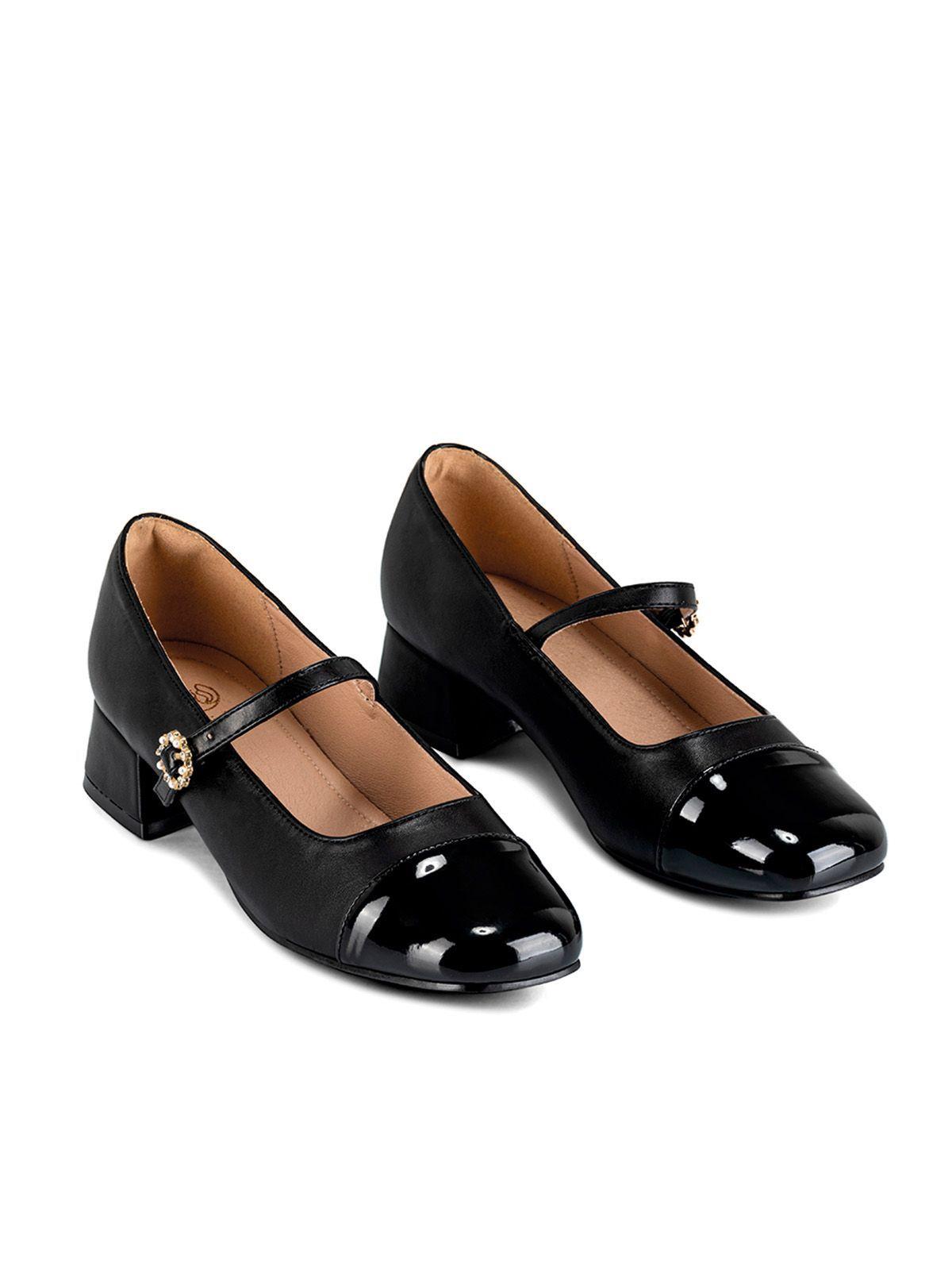 Zapatos Taco Negro Weide YL63-4