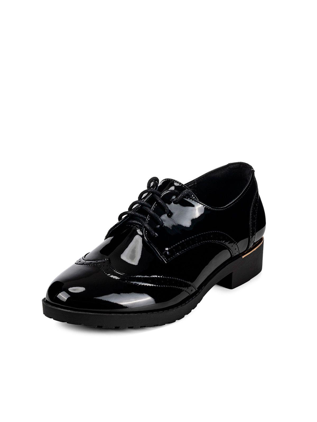 Mocasin Negro Formal Mujer Weide JN50-0