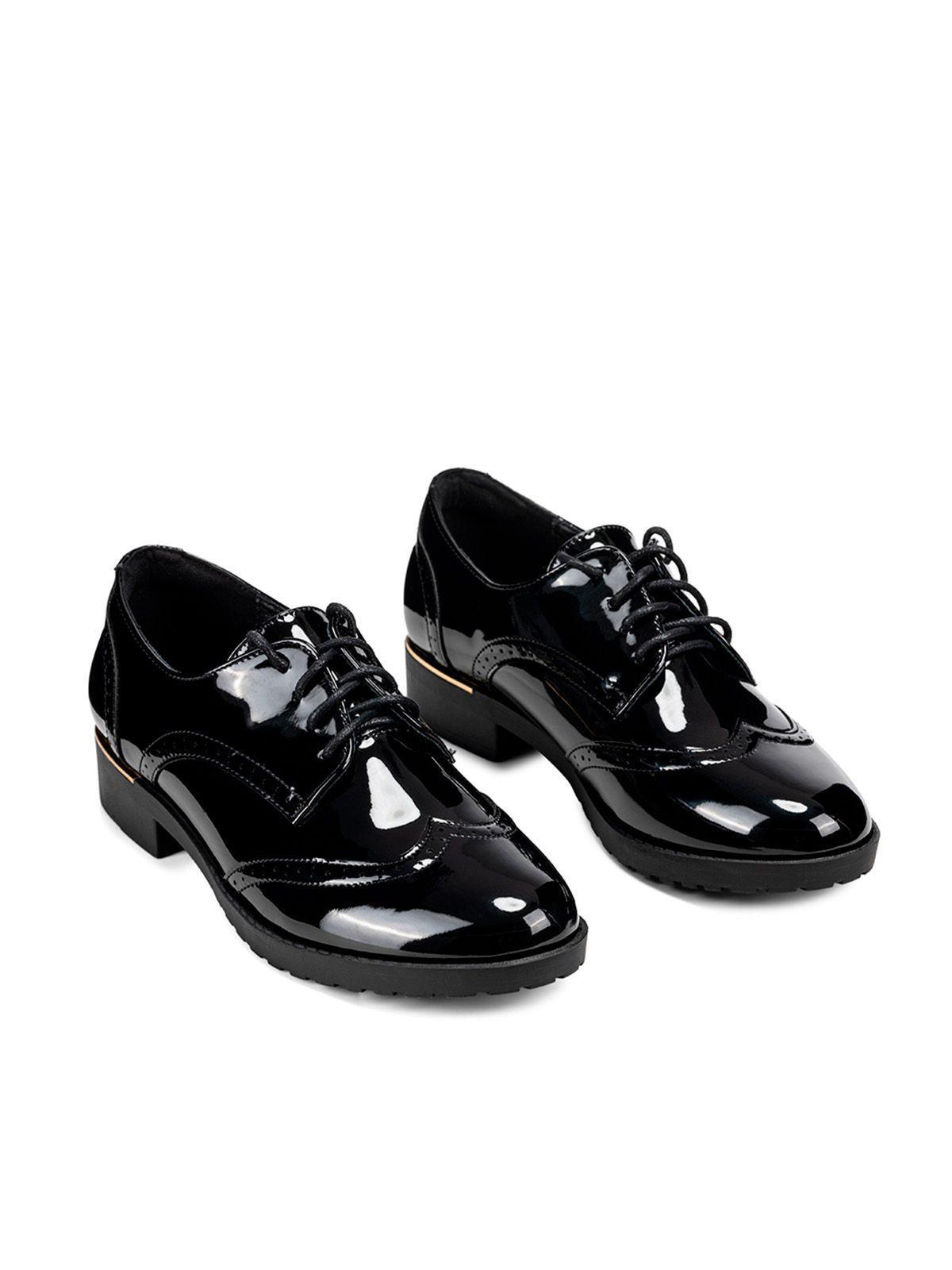 Mocasin Negro Formal Mujer Weide JN50-3