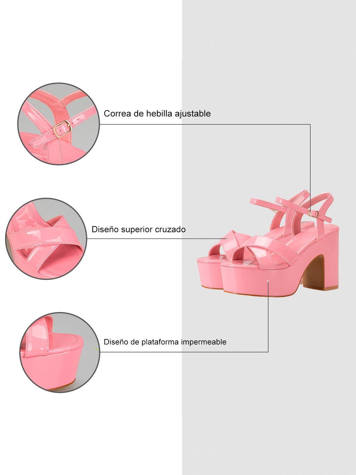 Sandalias Aida Rosado Weide-7