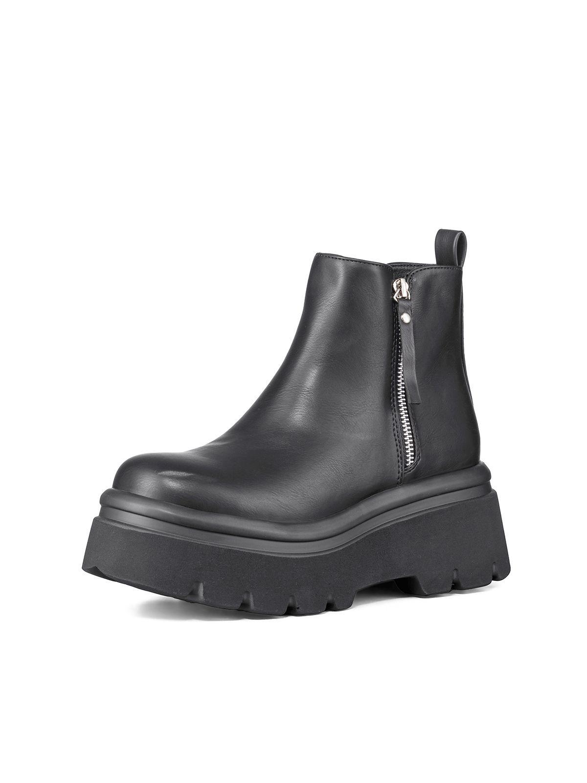 Botin Casual Mujer Plataforma Antideslizante Moda Weide DH81-0