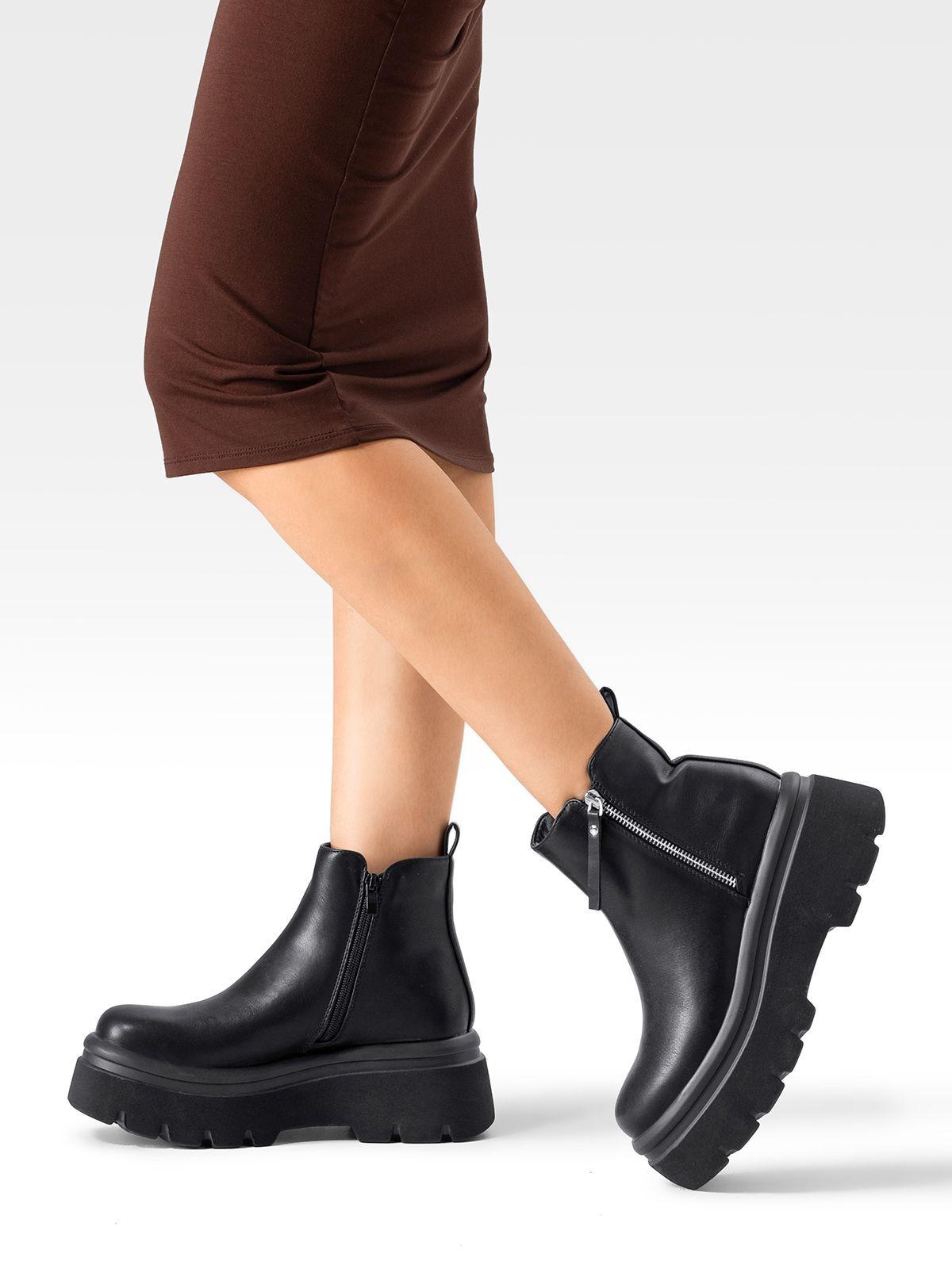 Botin Casual Mujer Plataforma Antideslizante Moda Weide DH81-2