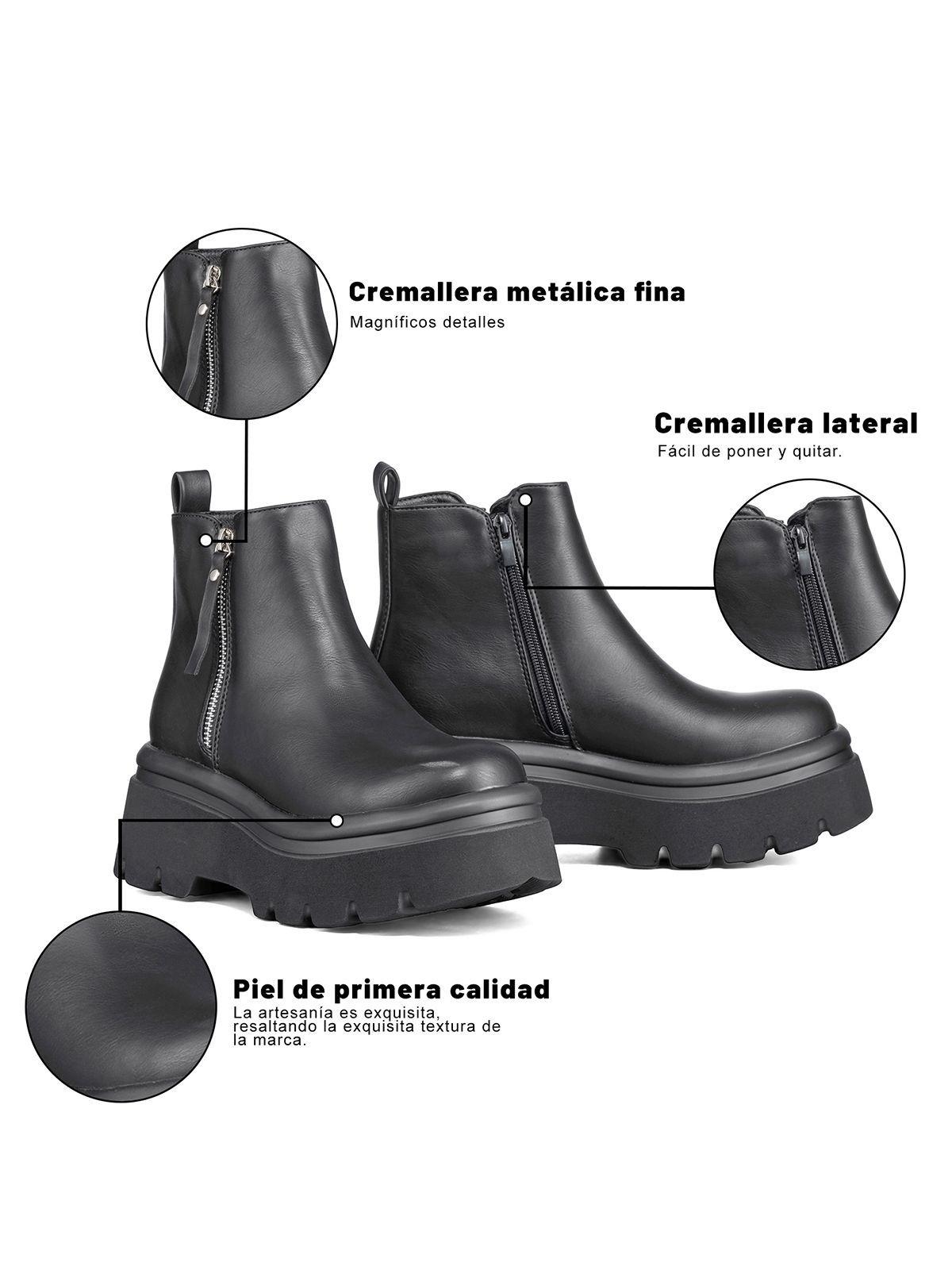 Botin Casual Mujer Plataforma Antideslizante Moda Weide DH81-8