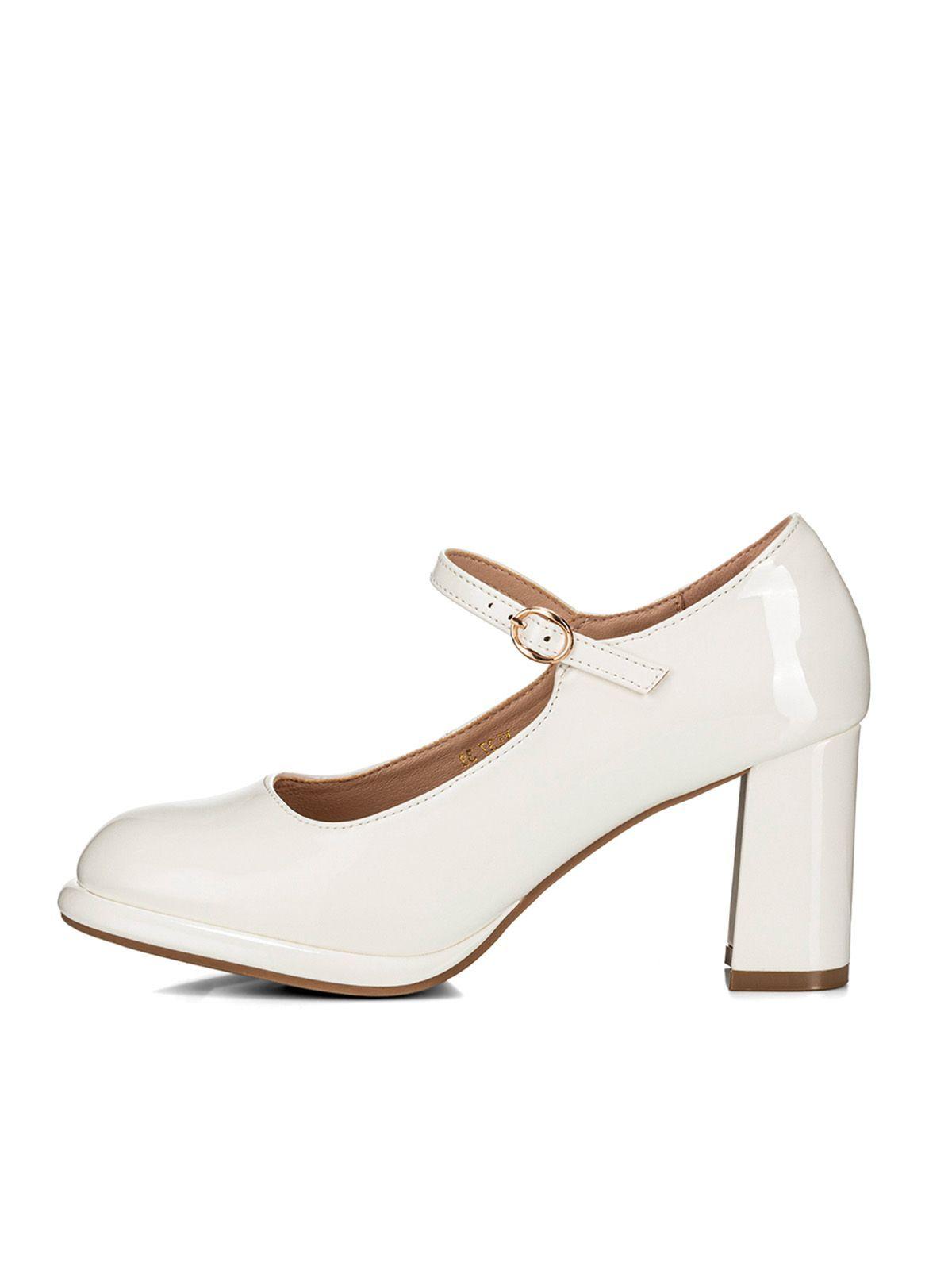 Zapatos Taco Blanco Weide YL37-2