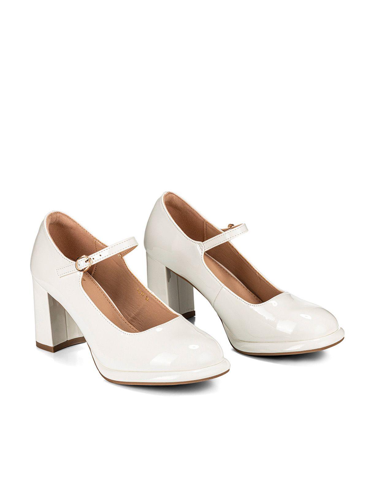 Zapatos Taco Blanco Weide YL37-4