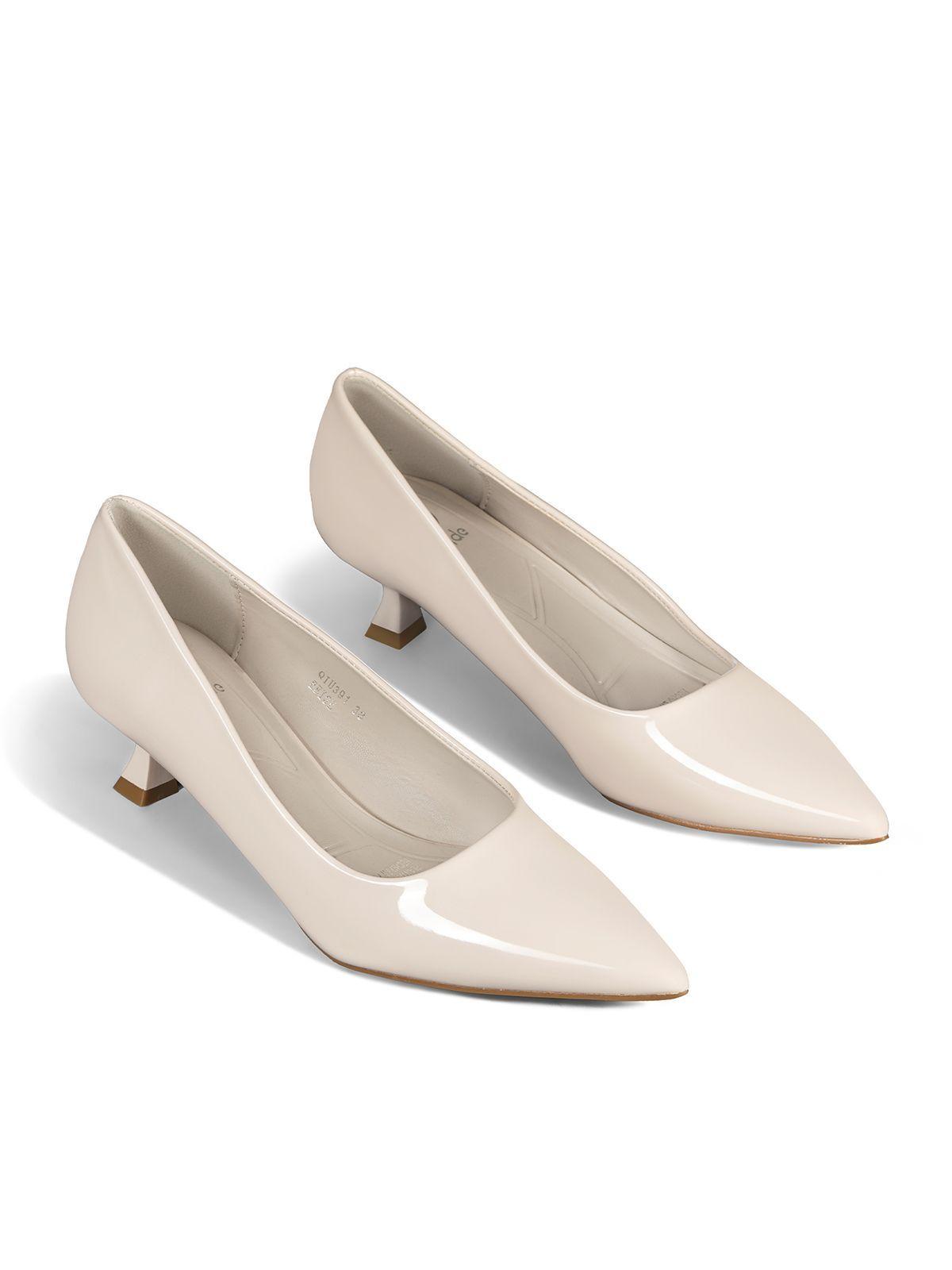 Zapato Taco Mujer Charol Goma Formal Elegante Weide QIU391-5