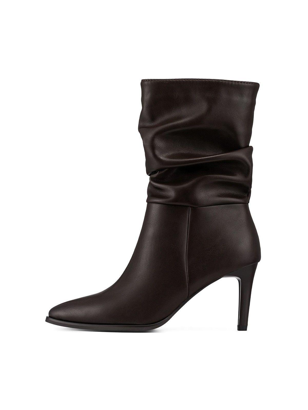 Botín Taco Alto Mujer Urbano PU Weide QBM26-2