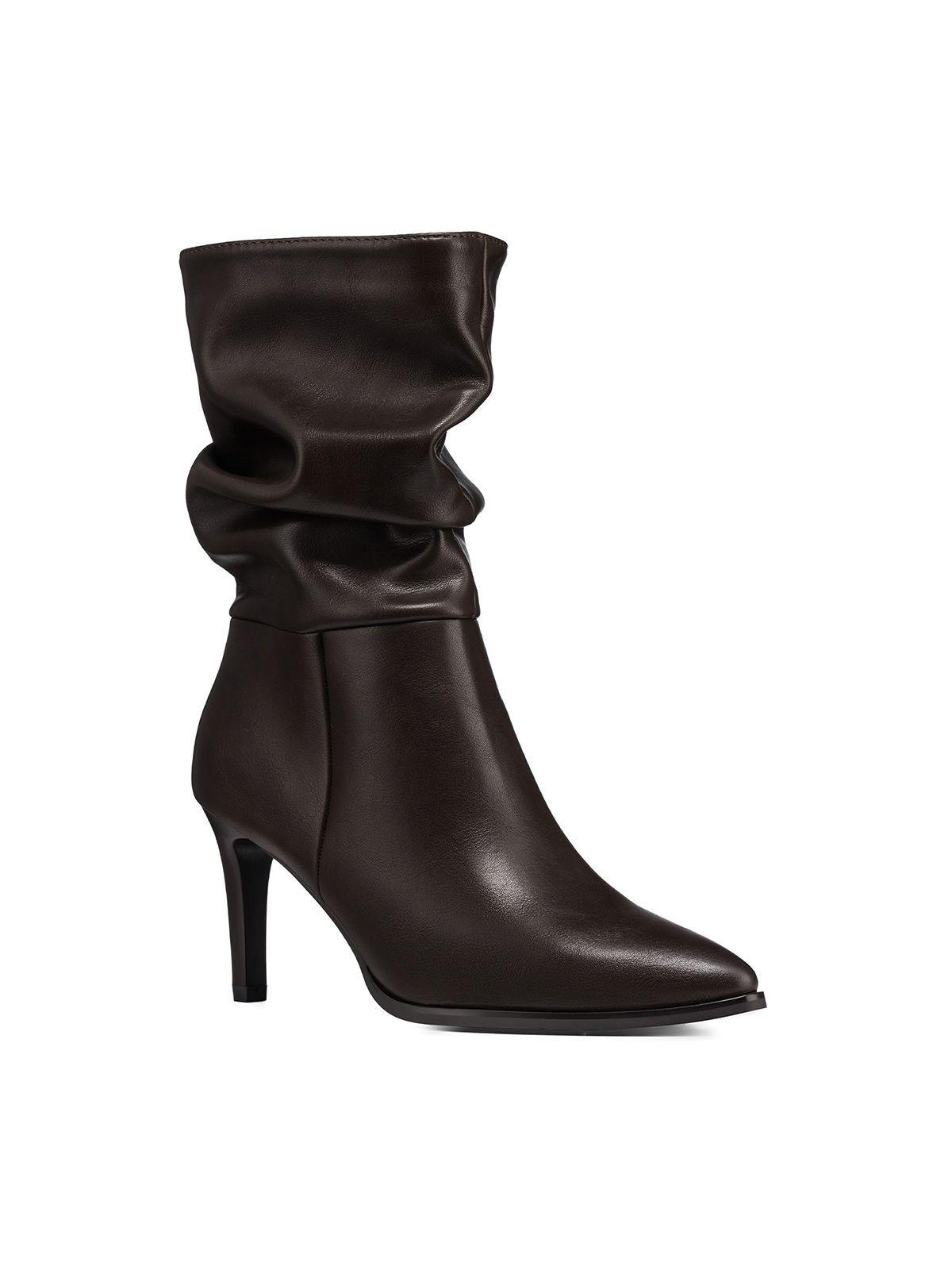 Botín Taco Alto Mujer Urbano PU Weide QBM26-4