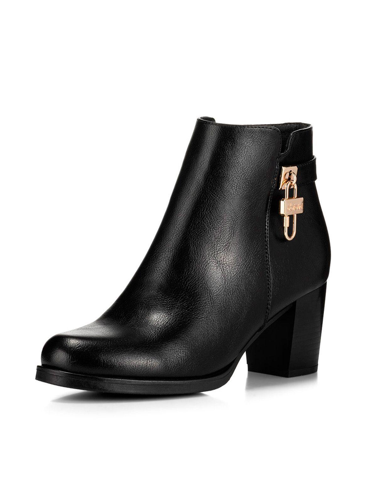 Botin Negro Casual Mujer Weide QBM03-0