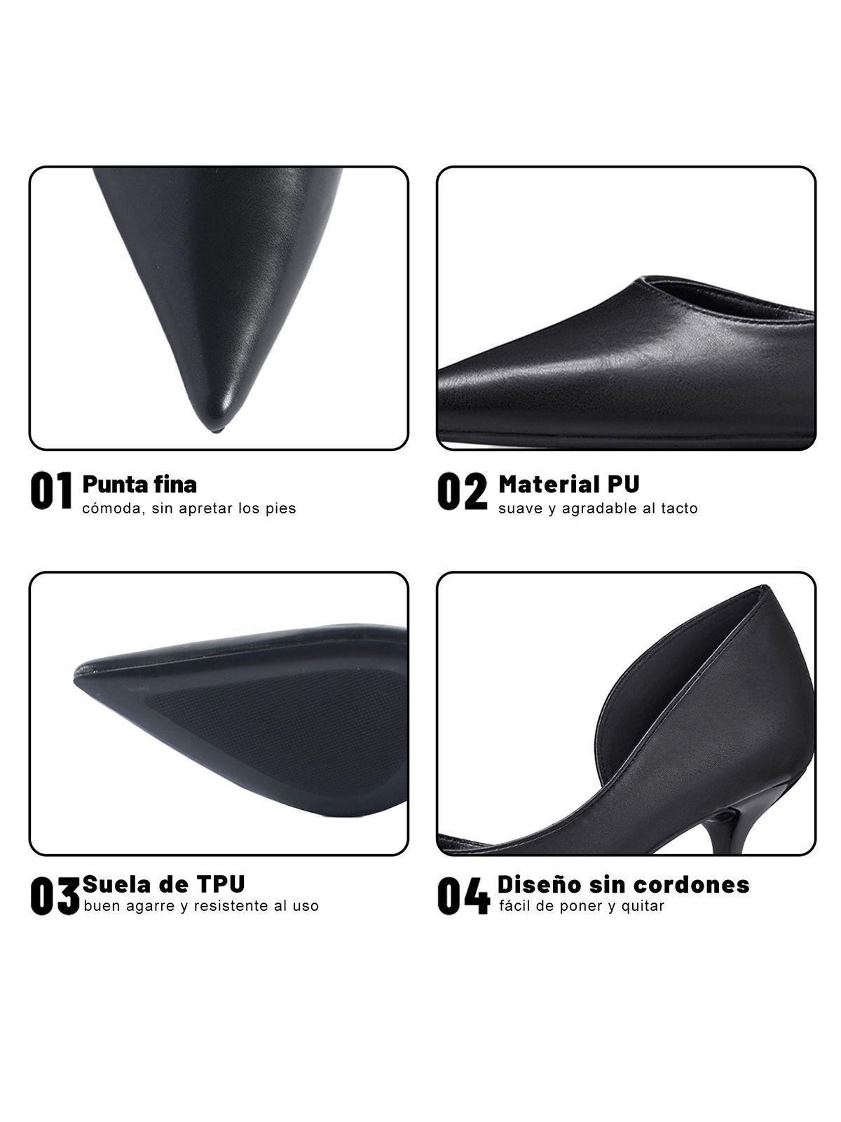 Zapatos Taco PU Mujer Aguja Weide QIU528-4
