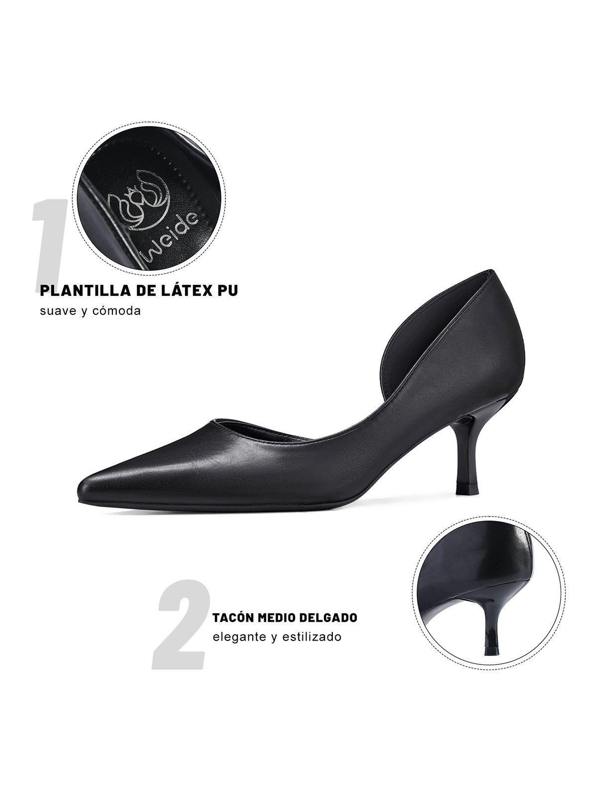 Zapatos Taco PU Mujer Aguja Weide QIU528-5