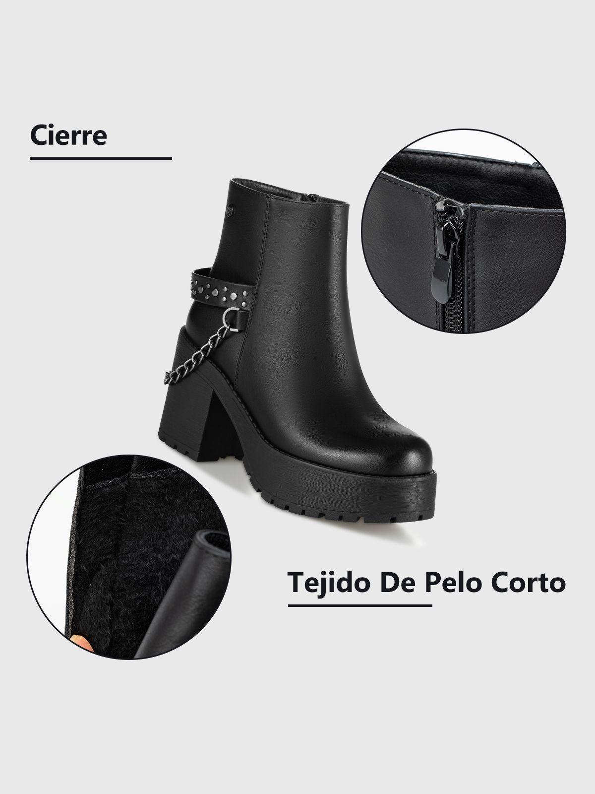 Botin Mujer Cayetana Negro Weide-7