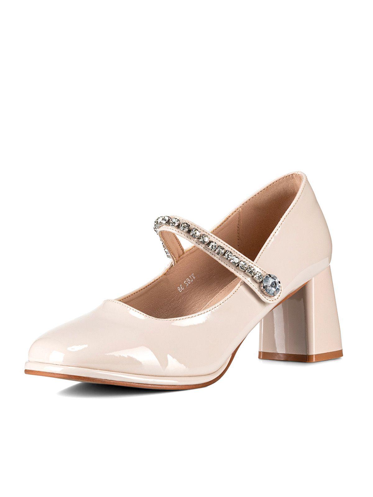 Zapatos Taco Beige Weide YL62-0