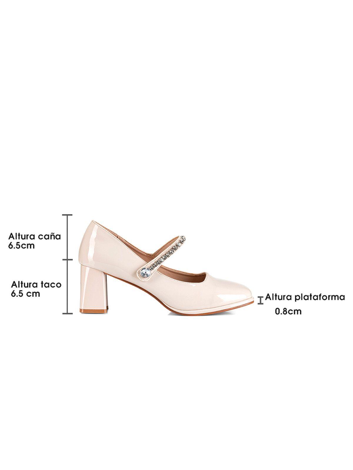 Zapatos Taco Beige Weide YL62-5