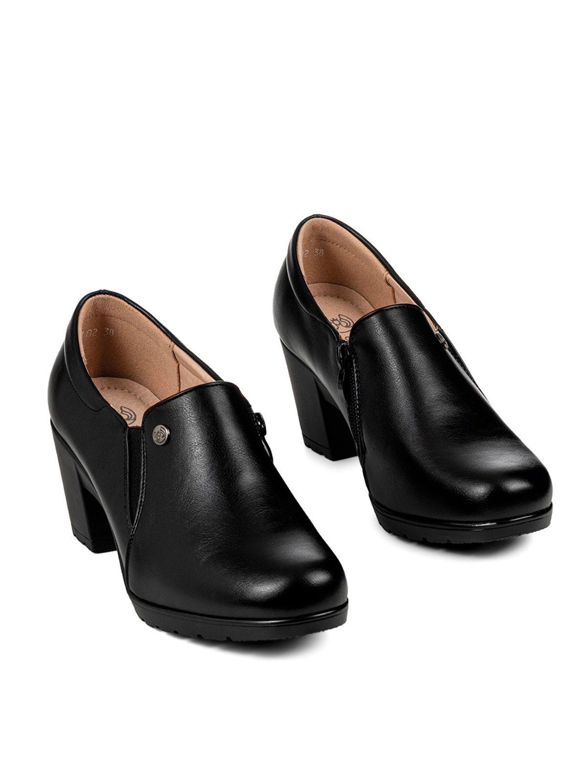 Zapato Negro Formal Mujer Weide JML02-4