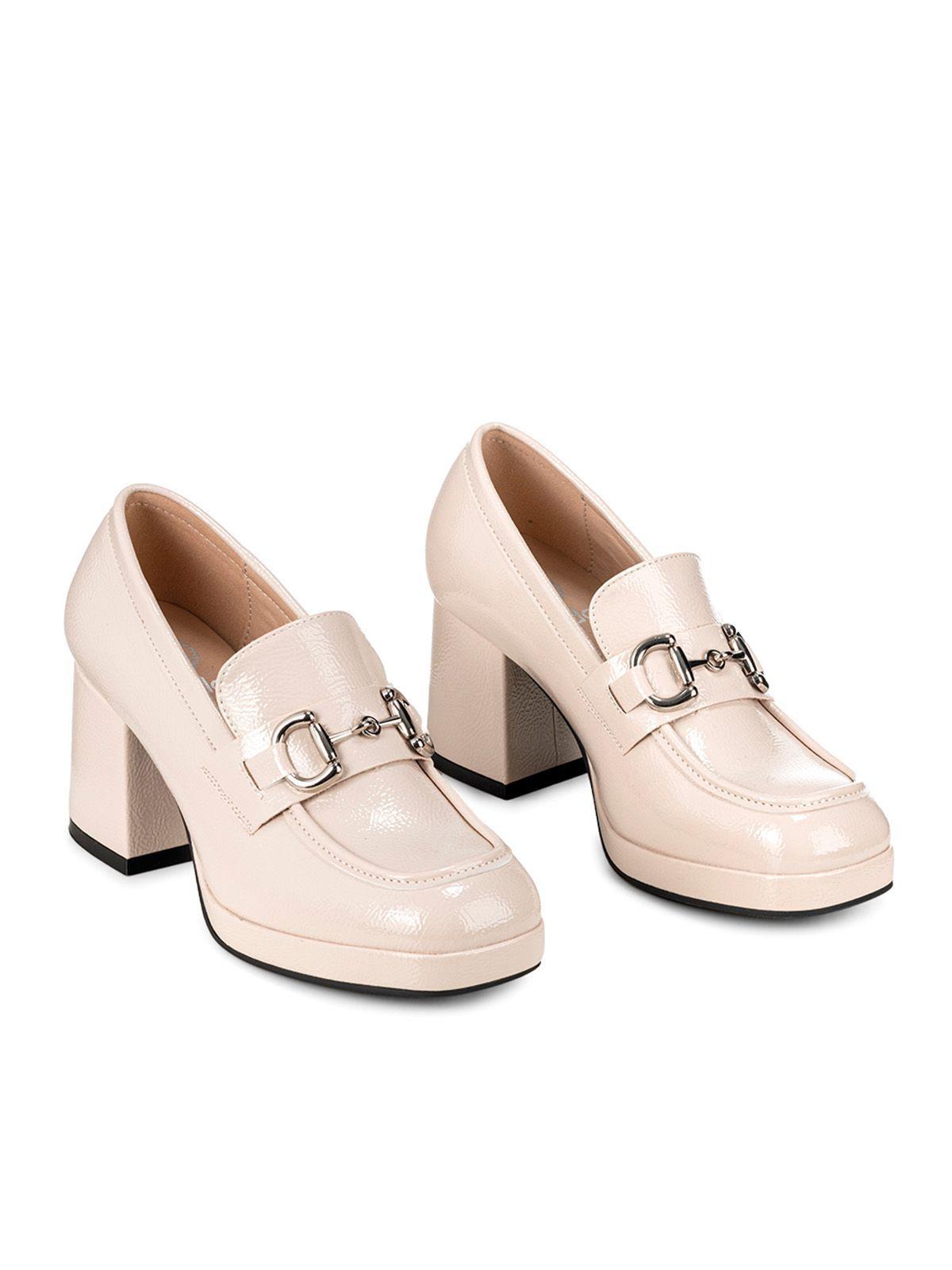 Mocasin Beige Casual Mujer Weide RQ72-4