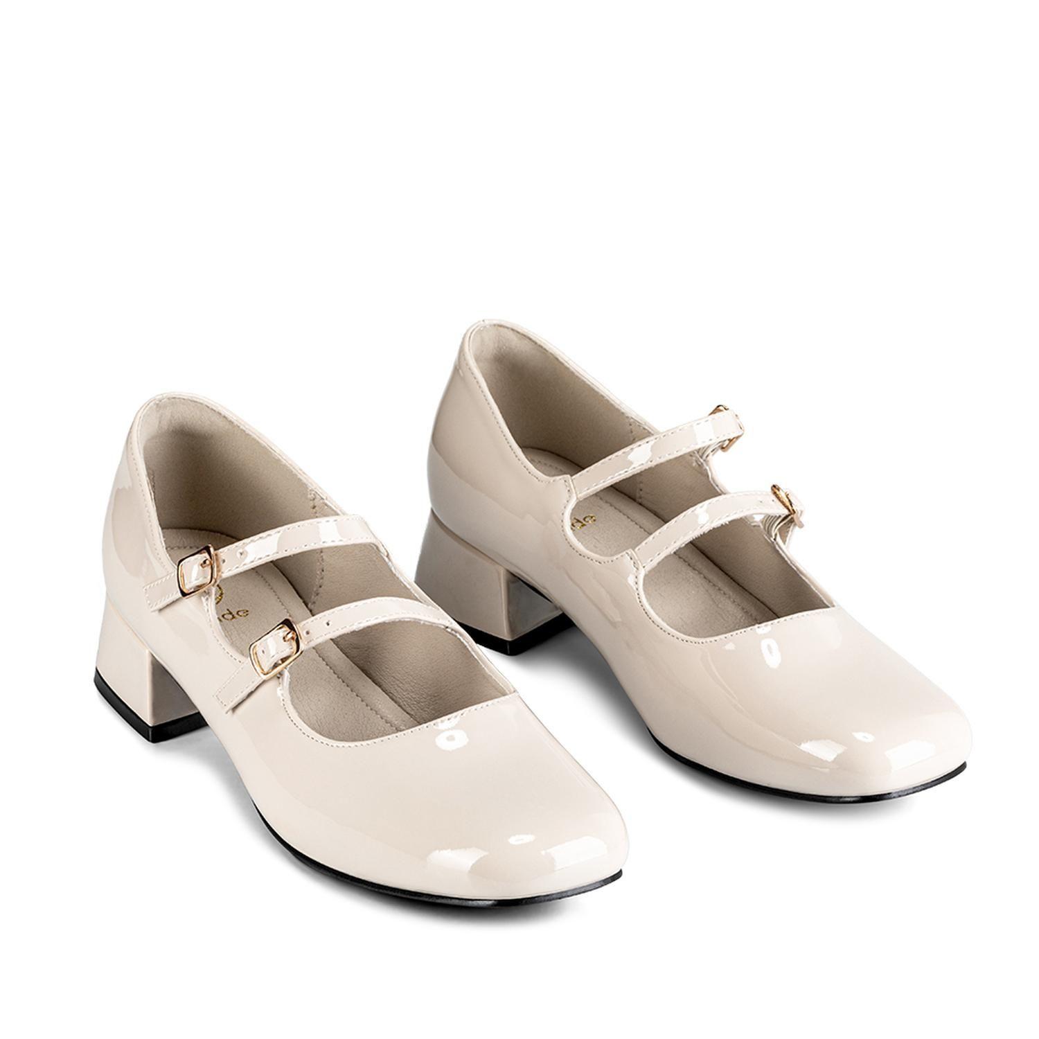 Zapatos Taco Beige Weide YL66-4