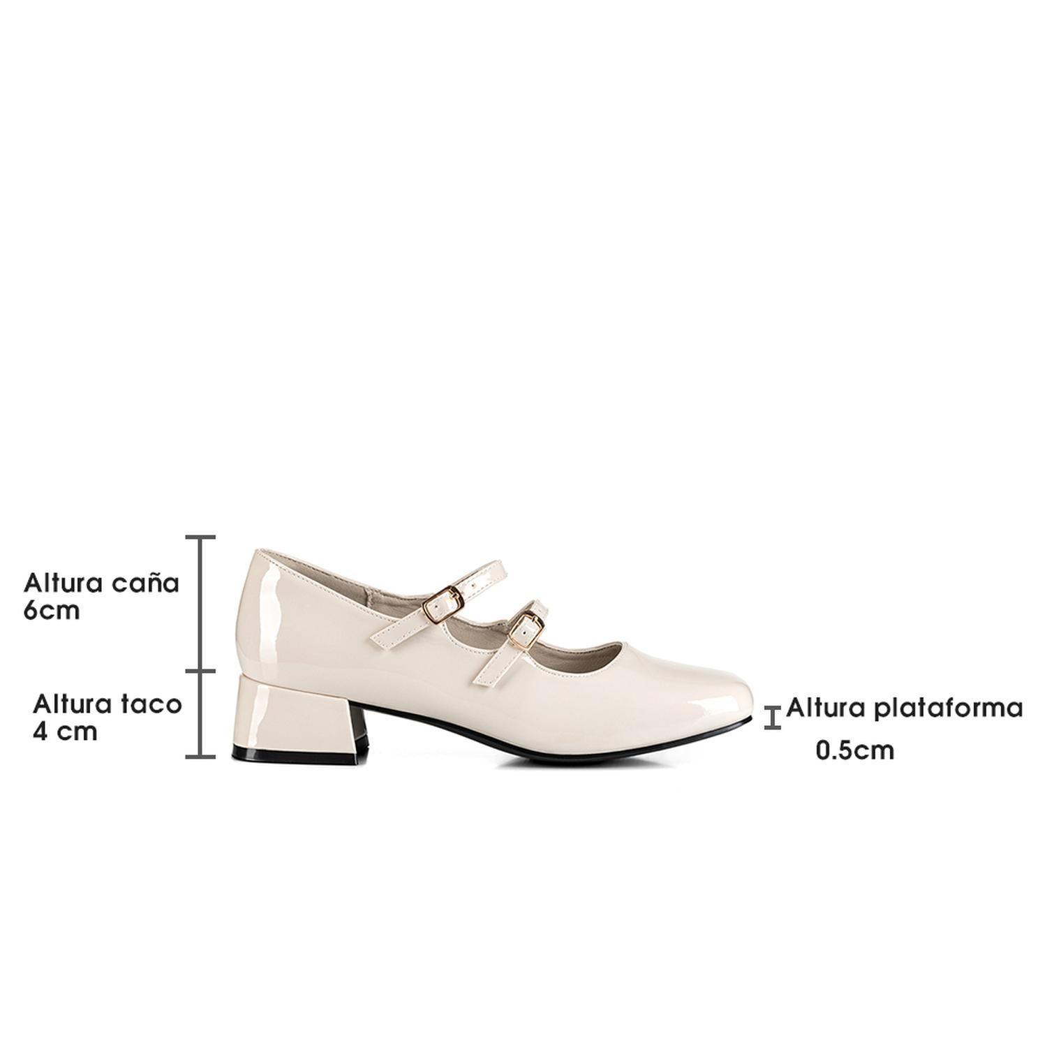 Zapatos Taco Beige Weide YL66-5