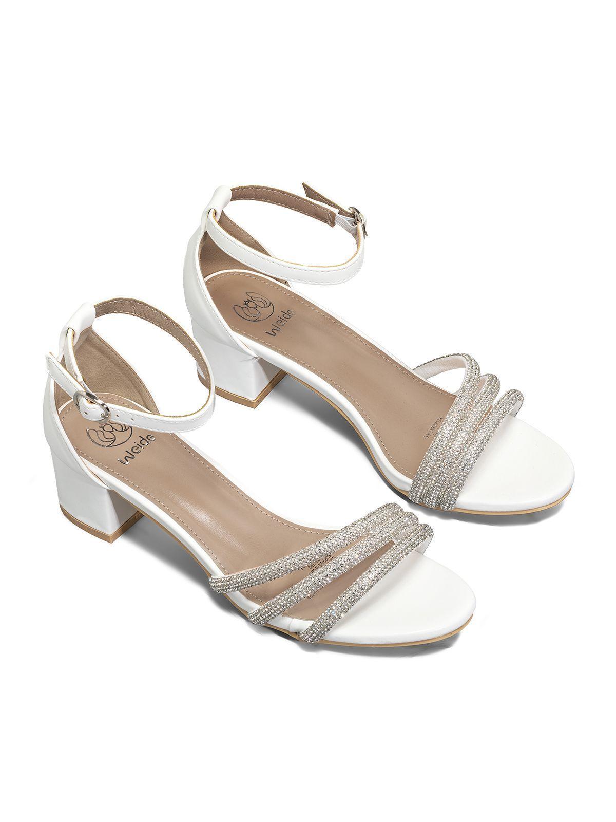 Sandalia Taco Grueso Elegante Moda Mujer Weide GH175-5