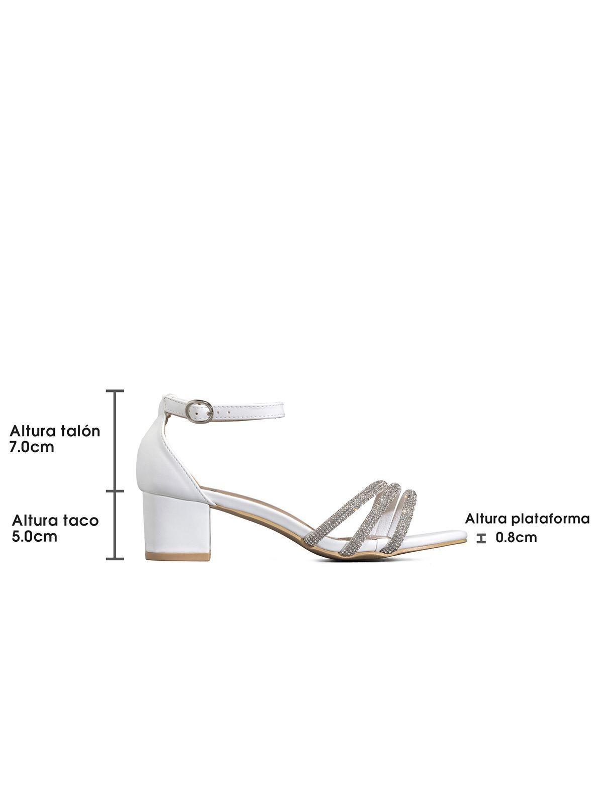 Sandalia Taco Grueso Elegante Moda Mujer Weide GH175-7