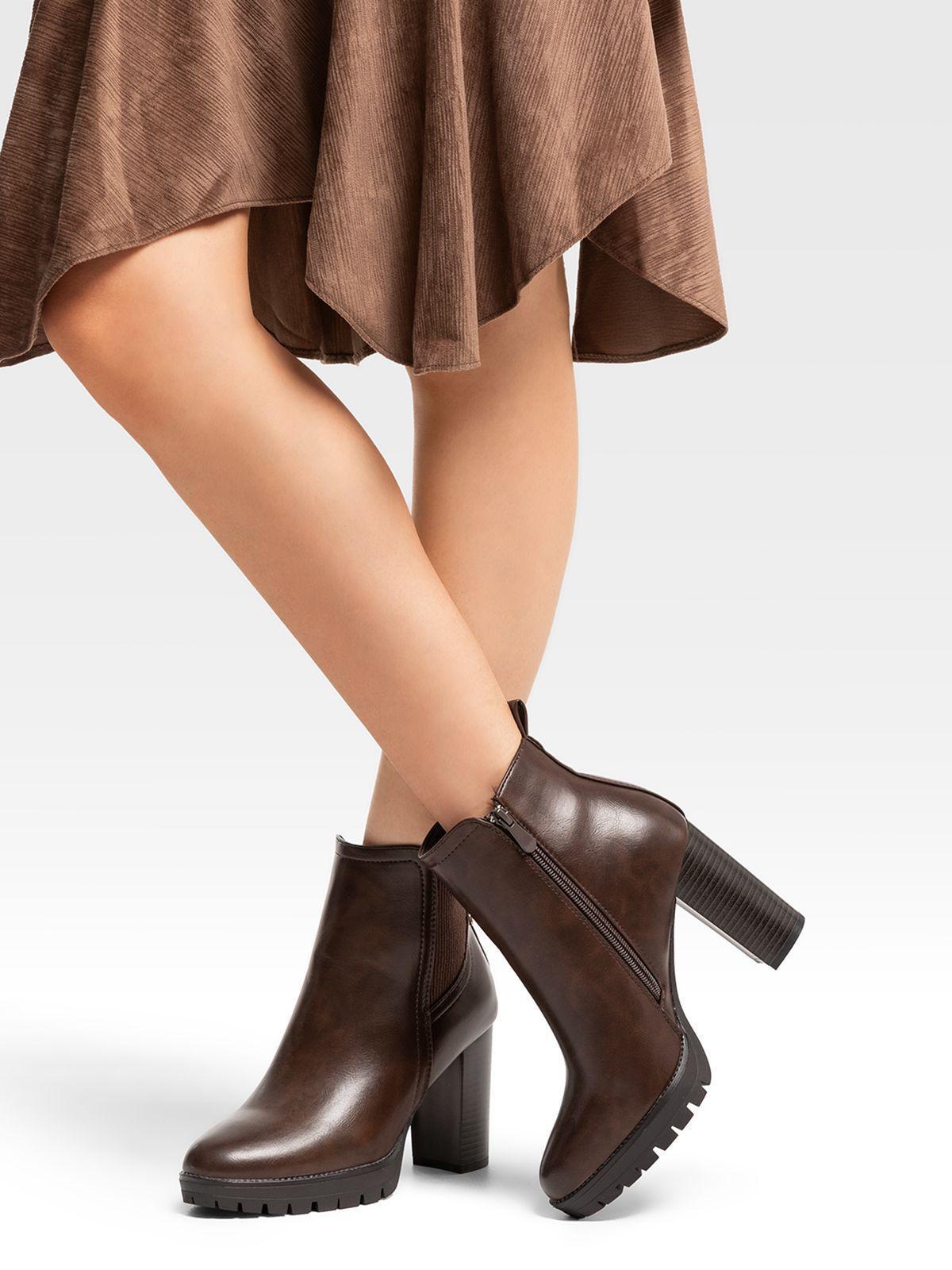 Botin Marron Casual Mujer Weide QBM06-2