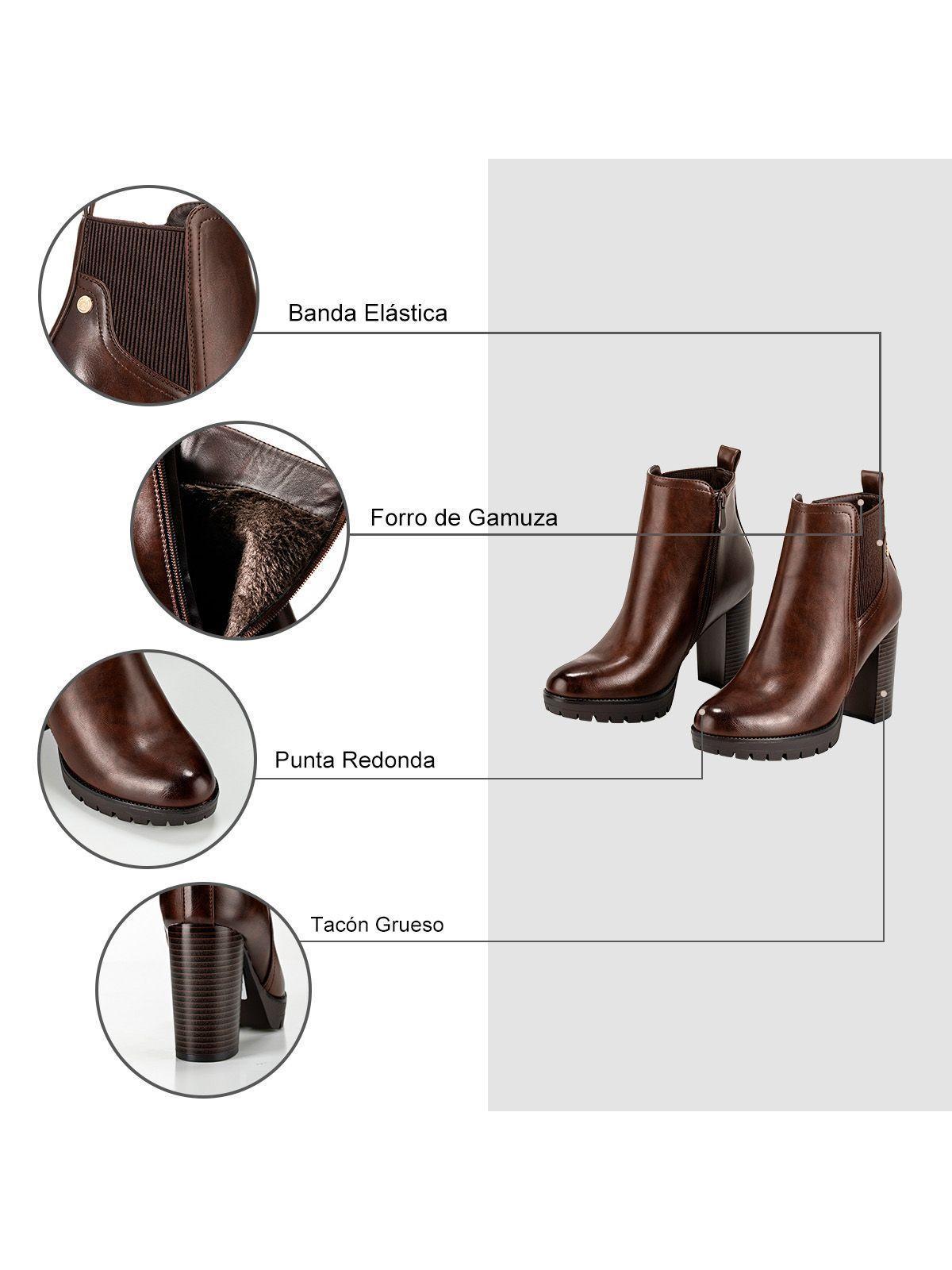 Botin Marron Casual Mujer Weide QBM06-6